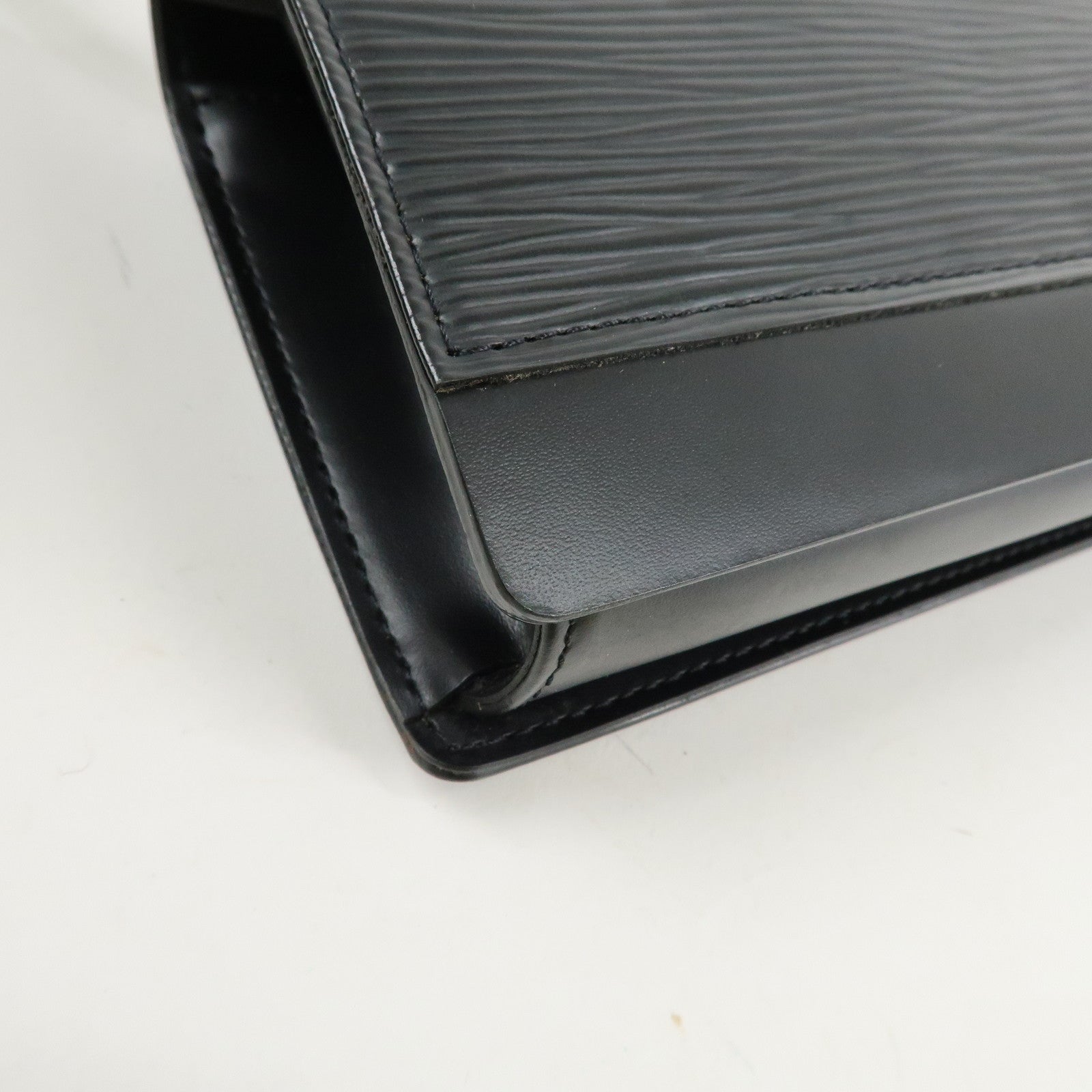 Louis Vuitton Epi Honfleur Shoulder Bag Hand Bag Noir M52732 Used