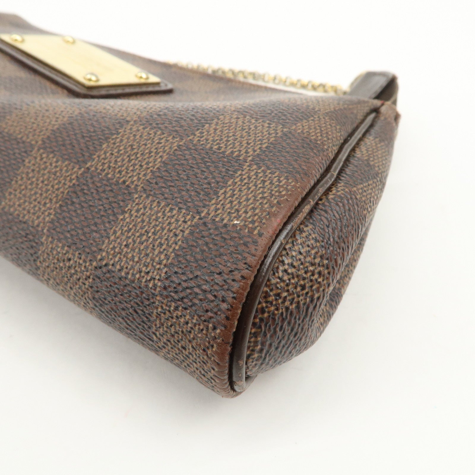 Louis Vuitton Damier Ebene Eva 2Way Hand Bag Shoulder Bag N55213