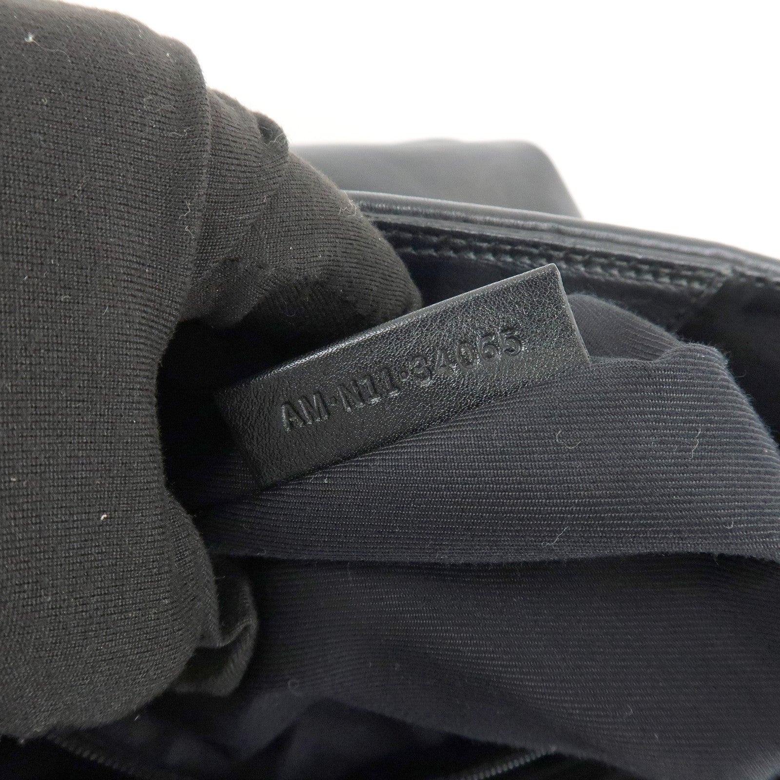 BVLGARI Leather B-Zero1 Shoulder Bag Hand Bag Black