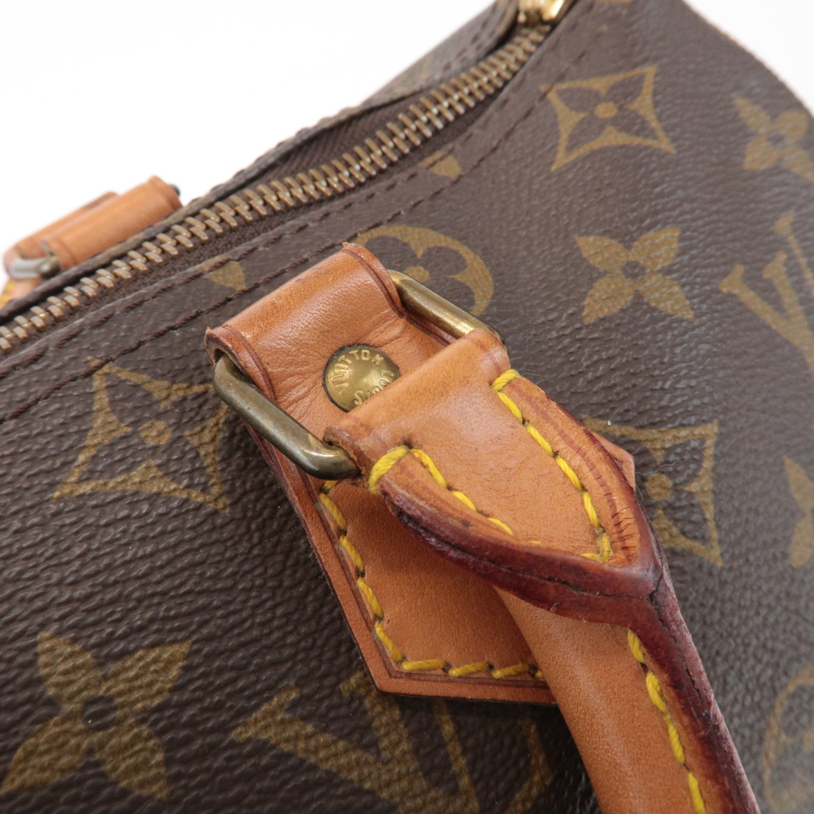 Louis Vuitton Monogram Speedy 30 Boston Bag Hand Bag Brown M41526