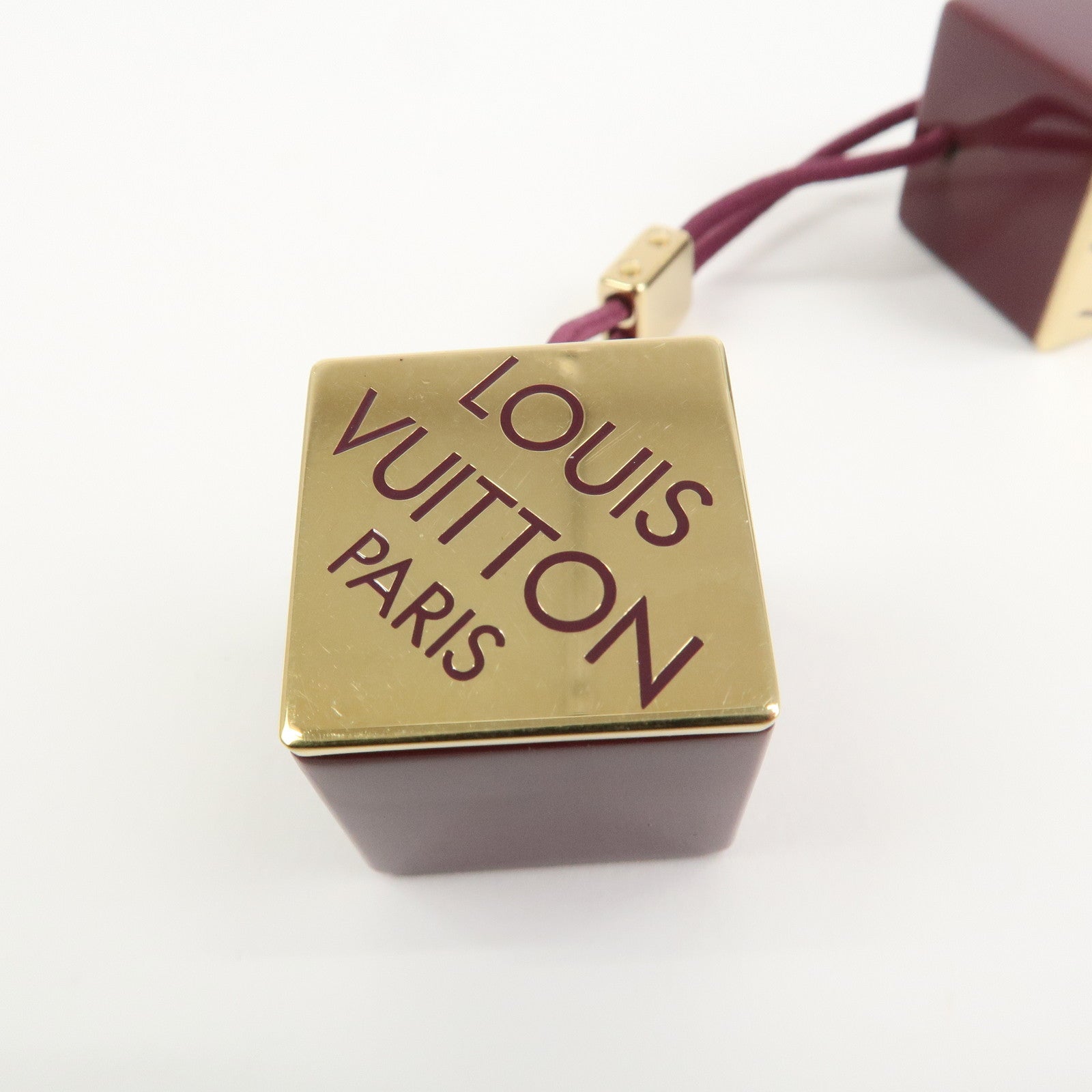 Louis Vuitton Hair Cube Plastic Hair Accessory Purple