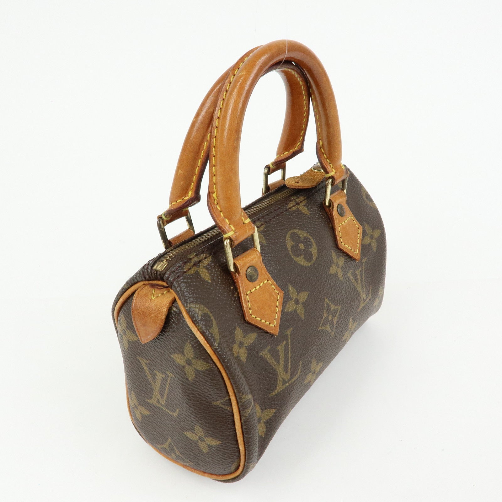Louis Vuitton Monogram Canvas Mini Speedy Hand Boston Bag M41534