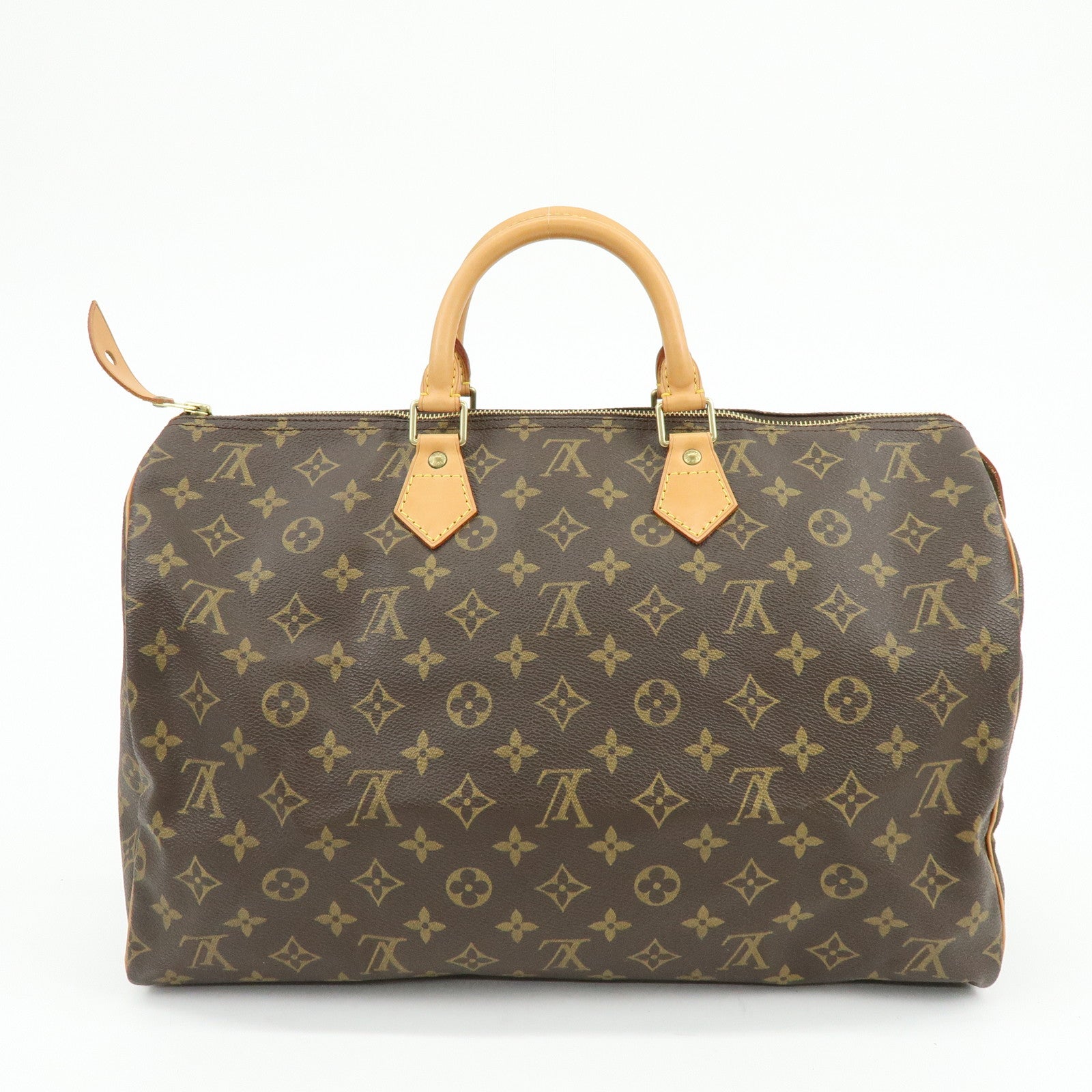 Louis Vuitton Monogram Speedy 40 Hand Bag Boston Bag Brown M41522