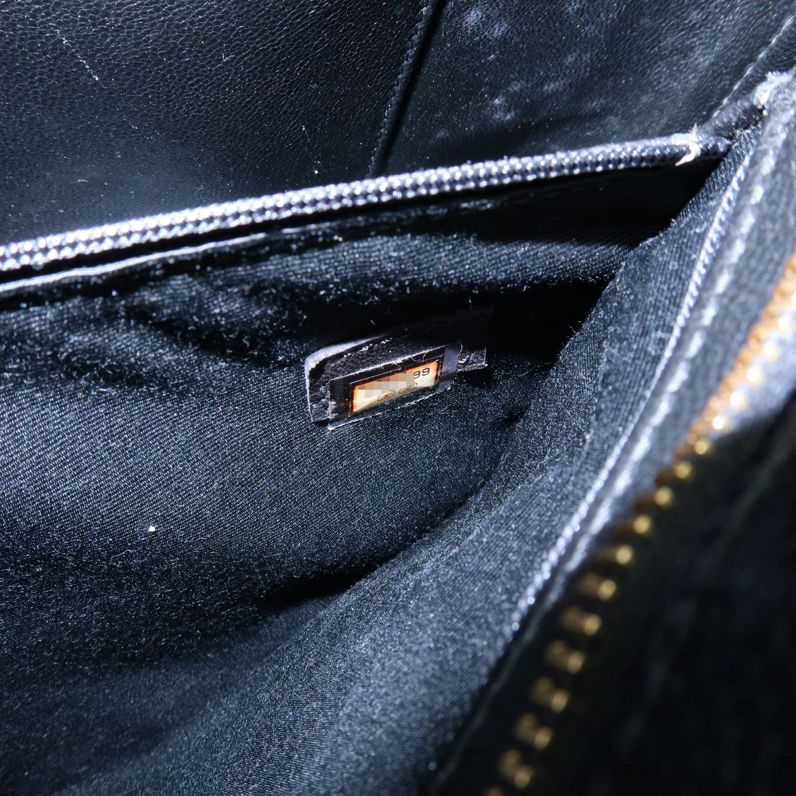 CHANEL Matelasse COCO Mark Medallion Caviarskin Tote Bag A01804