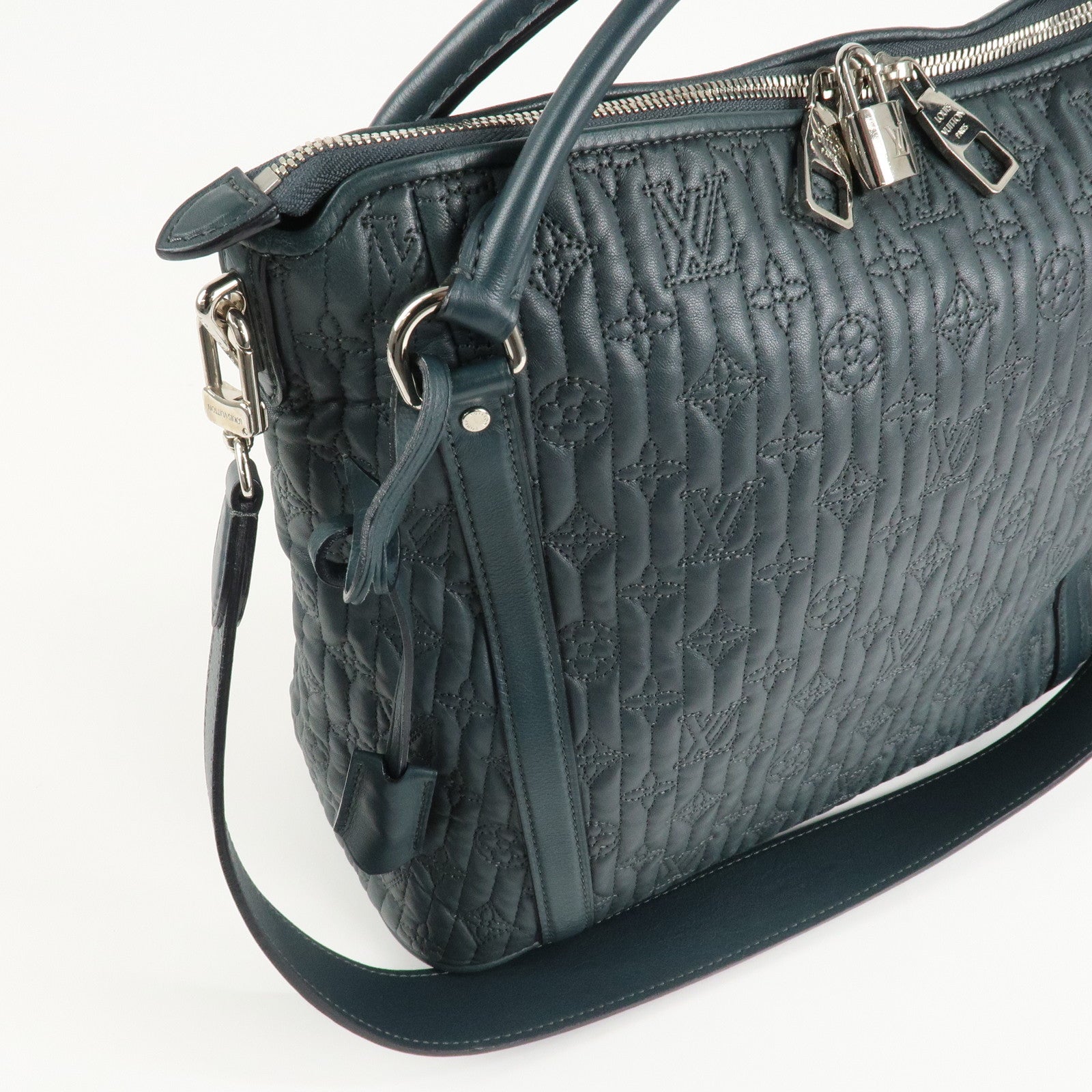 Louis Vuitton Monogram Antia Ixia MM Hand Bag Shoulder Bag Used