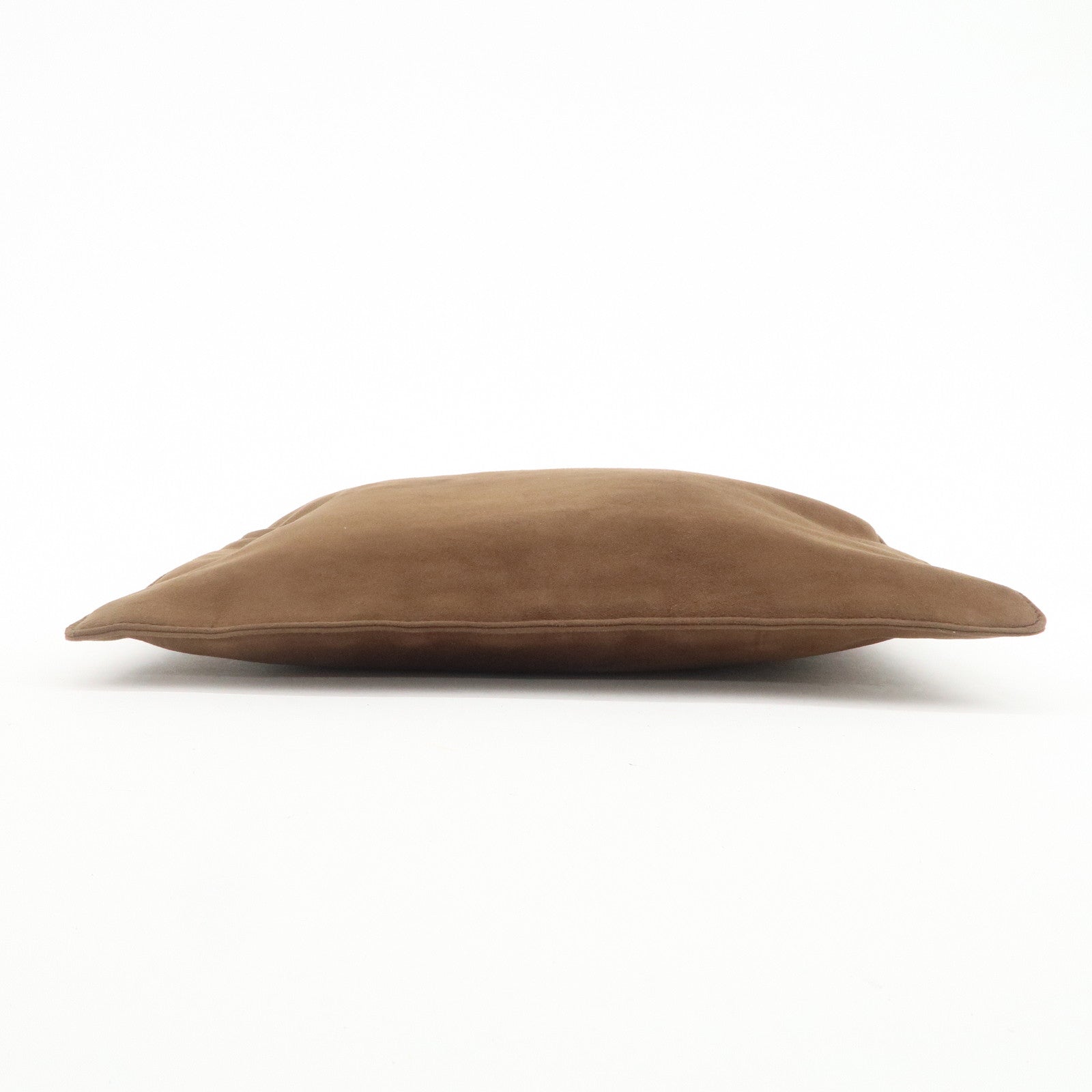 LOEWE Anagram Suede Tote Bag Hand Bag Brown