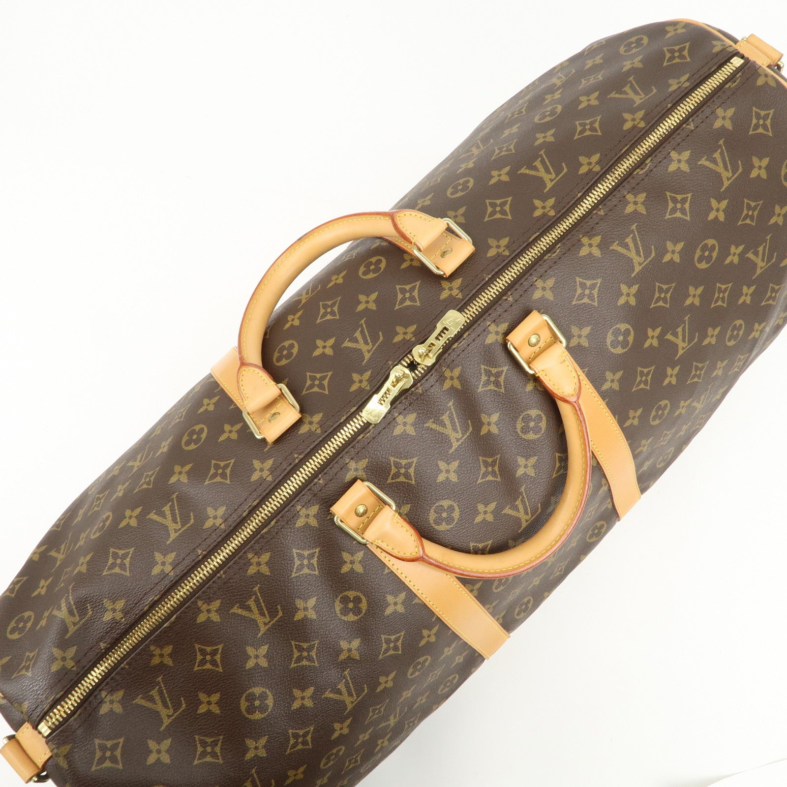 Louis Vuitton Monogram Keep All Bandouliere 60 Boston Bag M41412