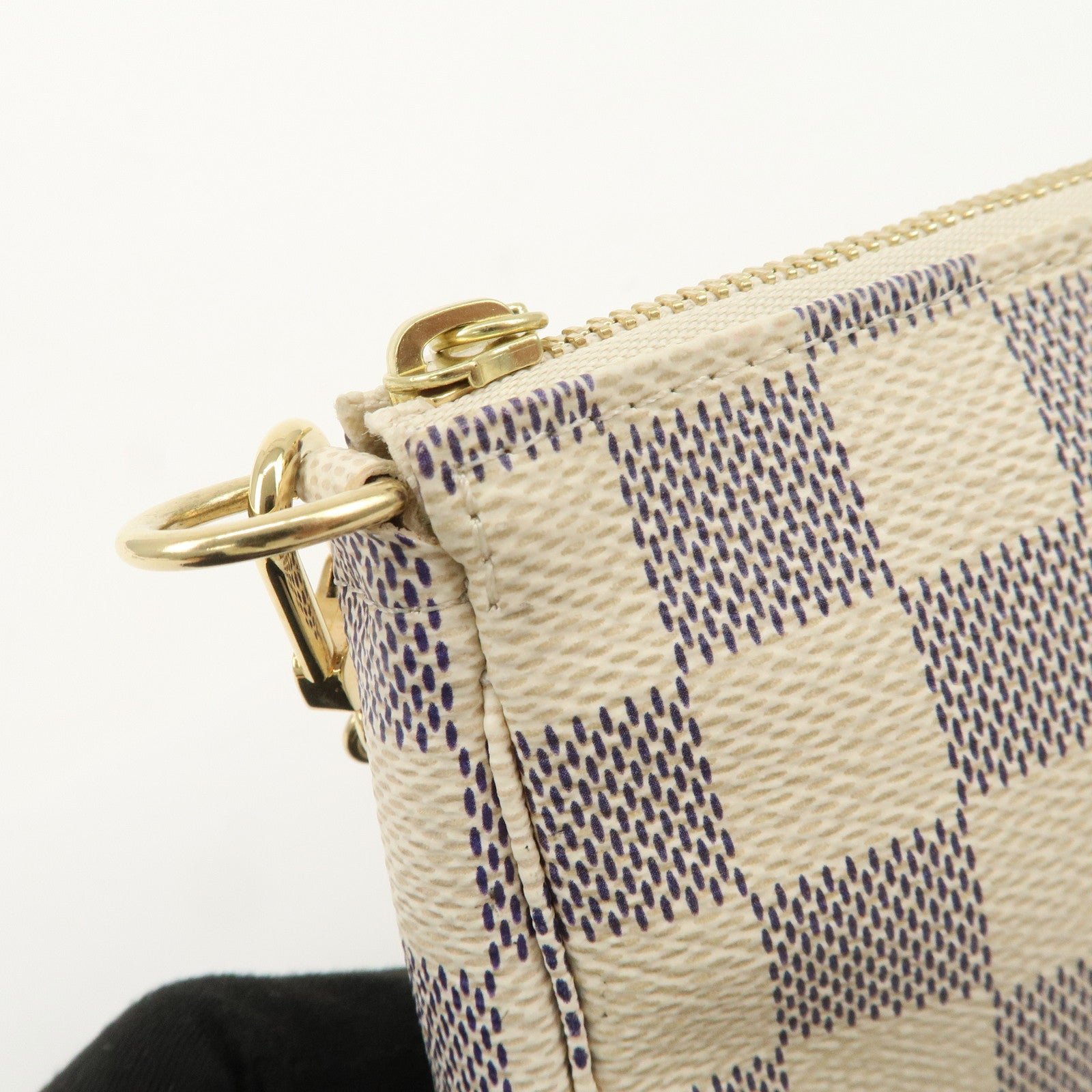 Louis Vuitton Damier Azur Mini Pochette Accessoires Pouch N58010