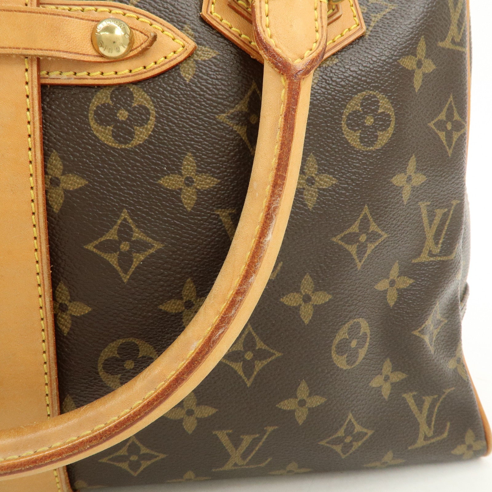 Louis Vuitton Monogram Manhattan GM Hand Bag M40025 Used