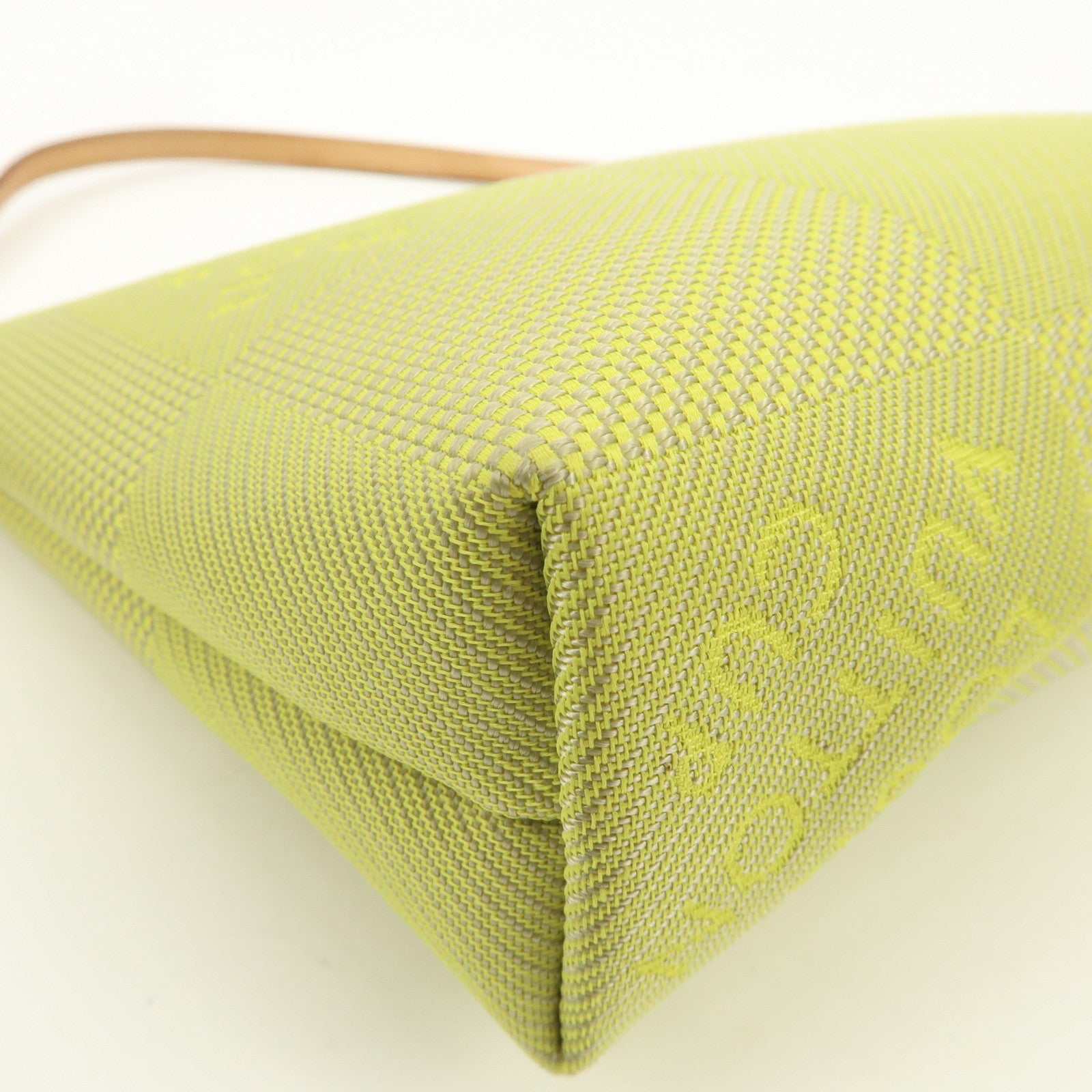 Louis Vuitton Damier Geant LV Cup Canvas Leather Pouch Yellow