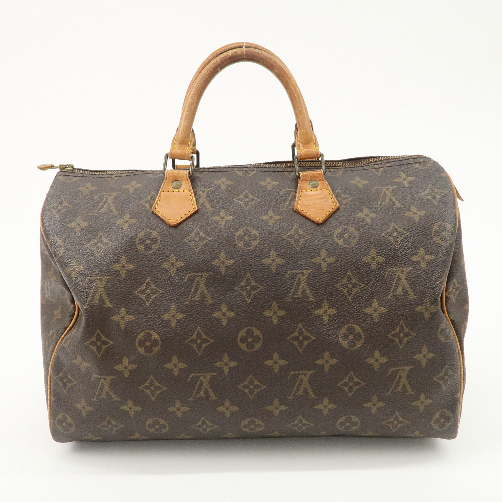 Louis Vuitton Monogram Speedy 35 Hand Bag Boston Bag M41524 Used
