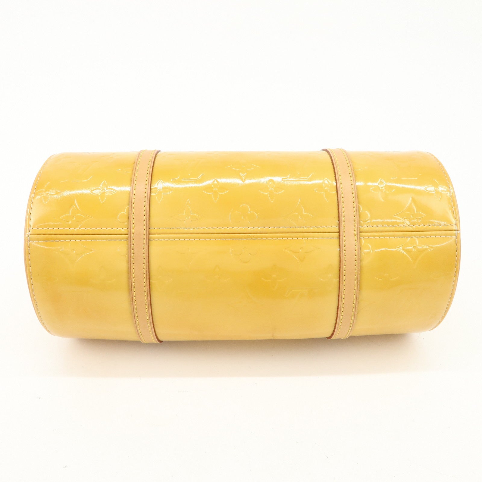 Louis Vuitton Monogram Vernis Leather Bedford Hand Bag Beige M91329