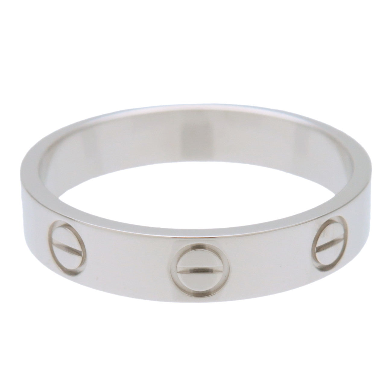 Cartier Mini Love Ring K18WG 750WG White Gold #52 US6-6.5 EU52