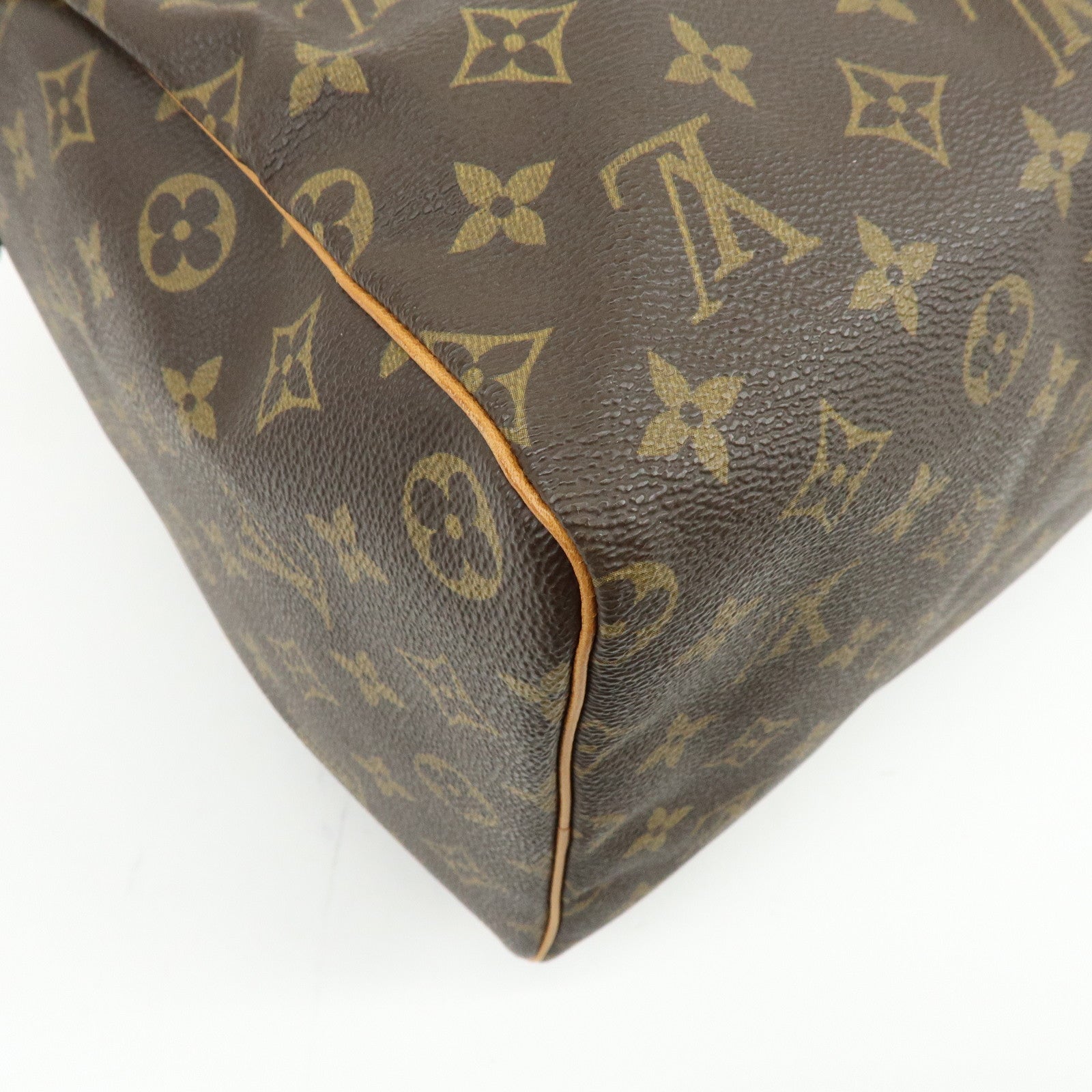 Louis Vuitton Monogram Speedy 40 Hand Bag Boston Bag Brown M41522