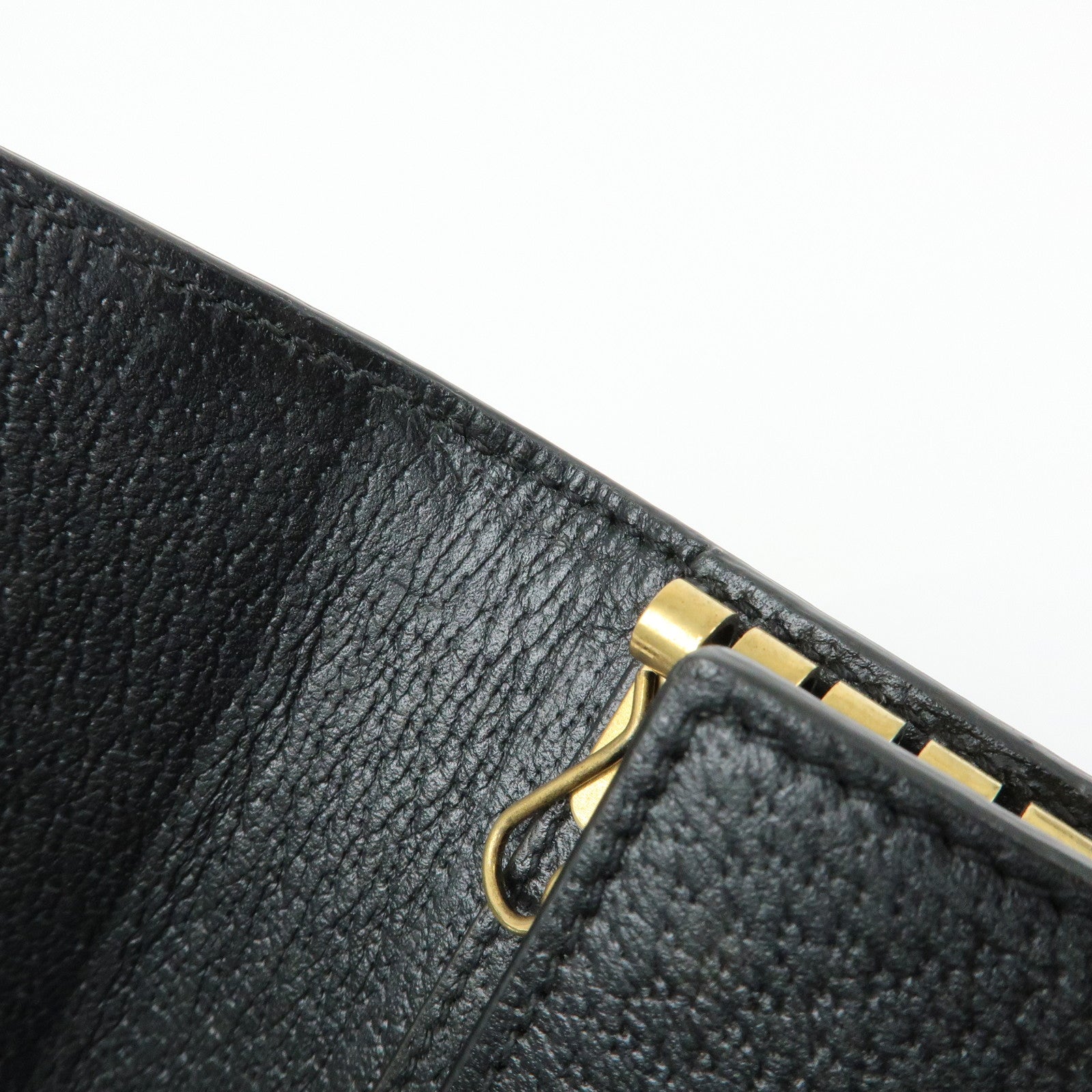 GUCCI GG Marmont Leather 6 Rings Key Case Key Holder Black 435305