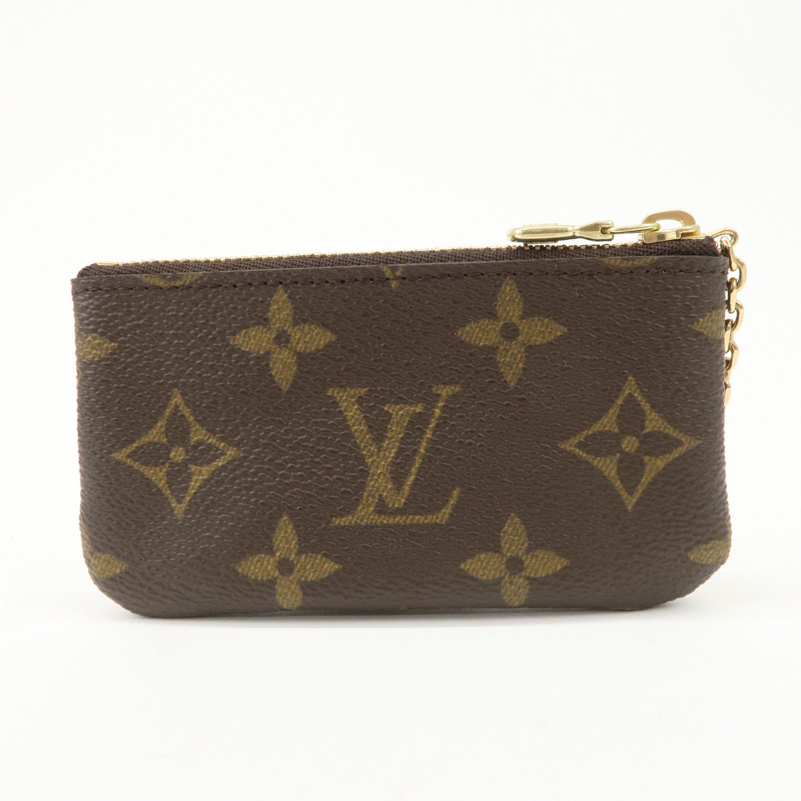 Louis Vuitton Monogram Canvas Pochette Cles Coin Case Brown M62650