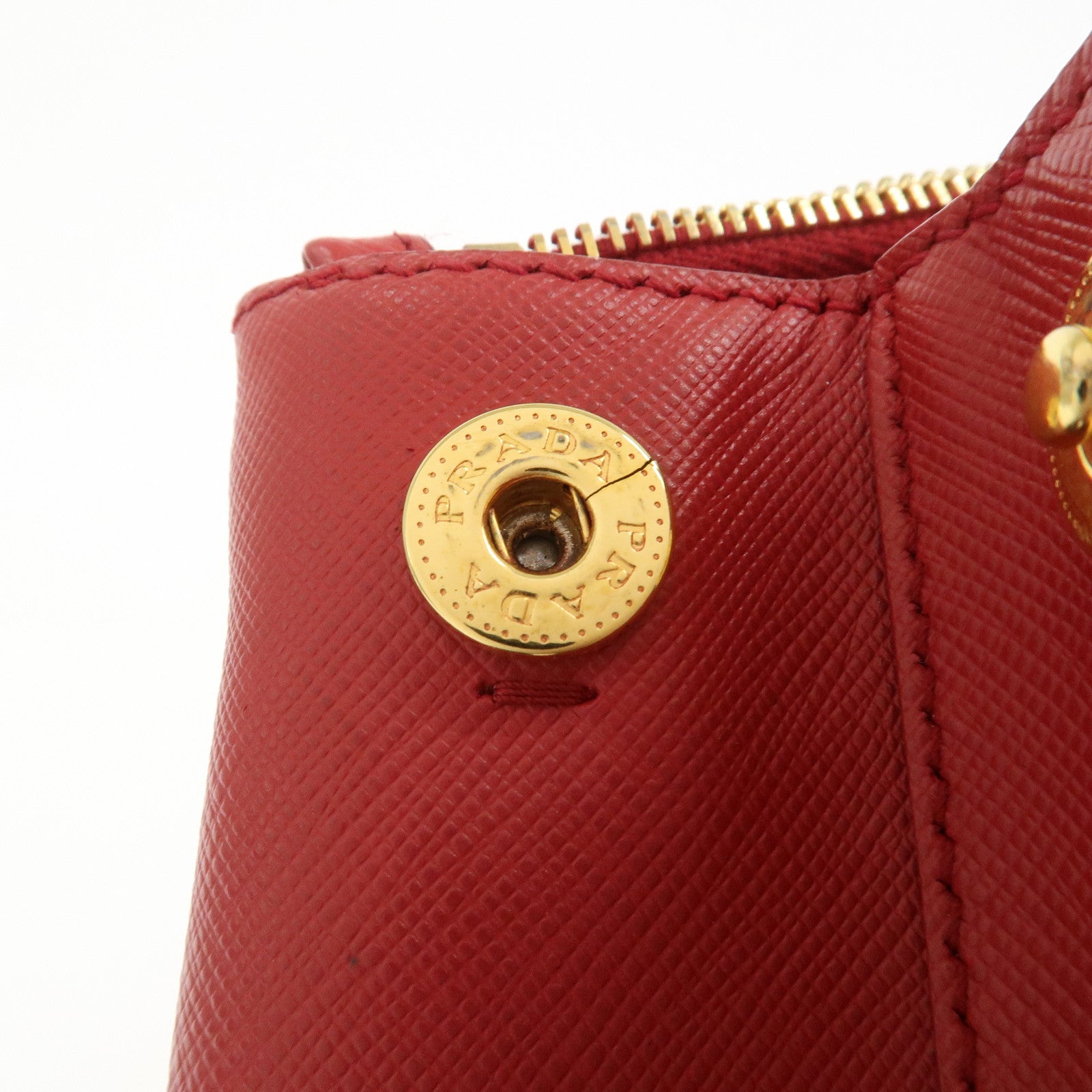 PRADA Saffiano Leather Galleria 2Way Shoulder Bag Hand Bag 1BA863