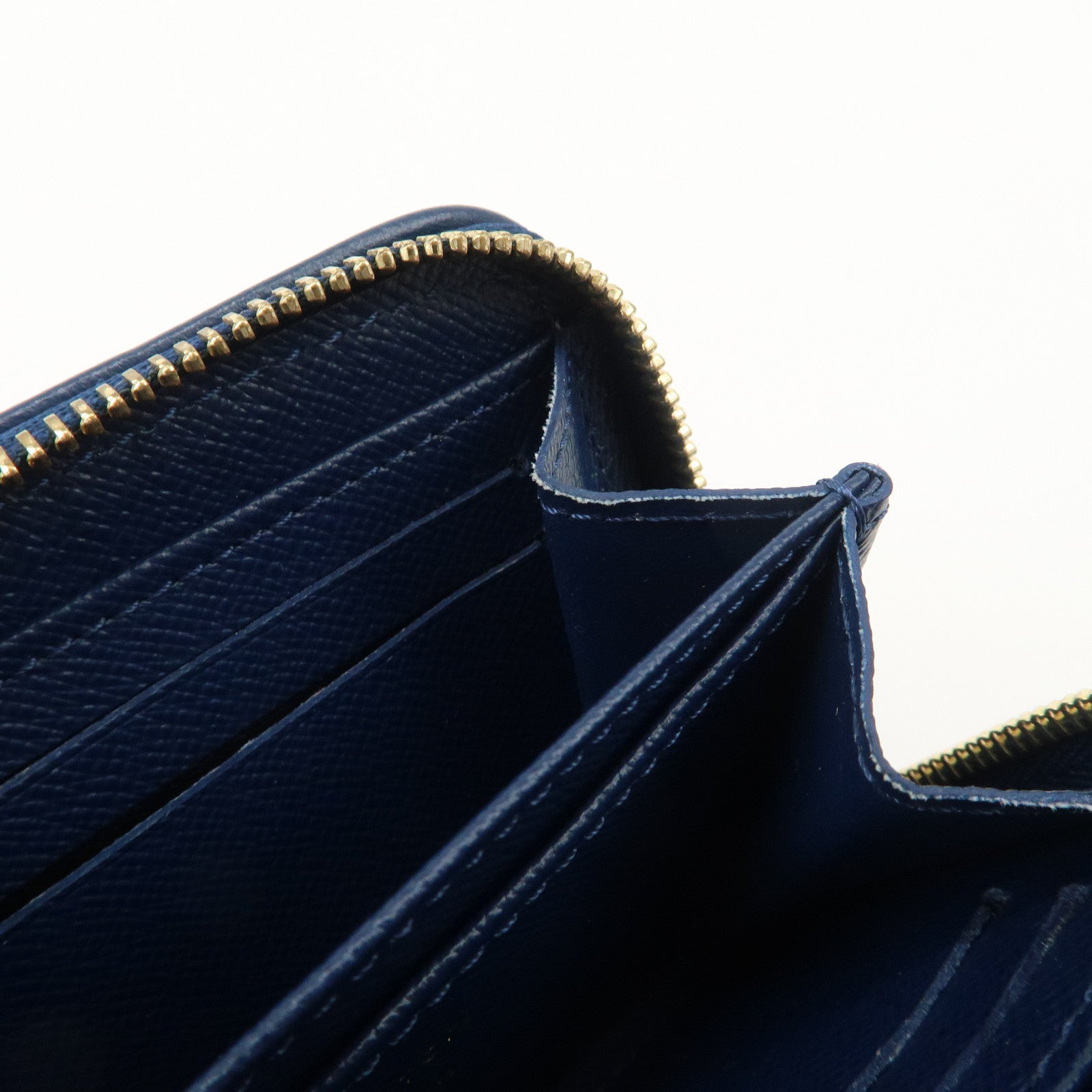 Louis Vuitton Monogram Denim Coin Case Compact Wallet Blue M81185