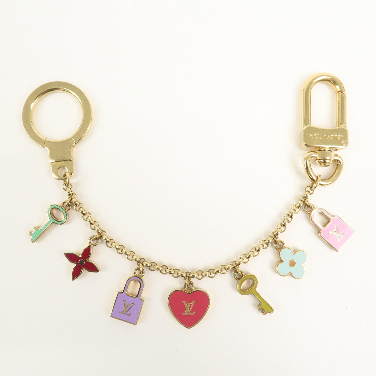 Louis Vuitton Porte Cles Chaine Pretty Metal Bag Charm  M66131