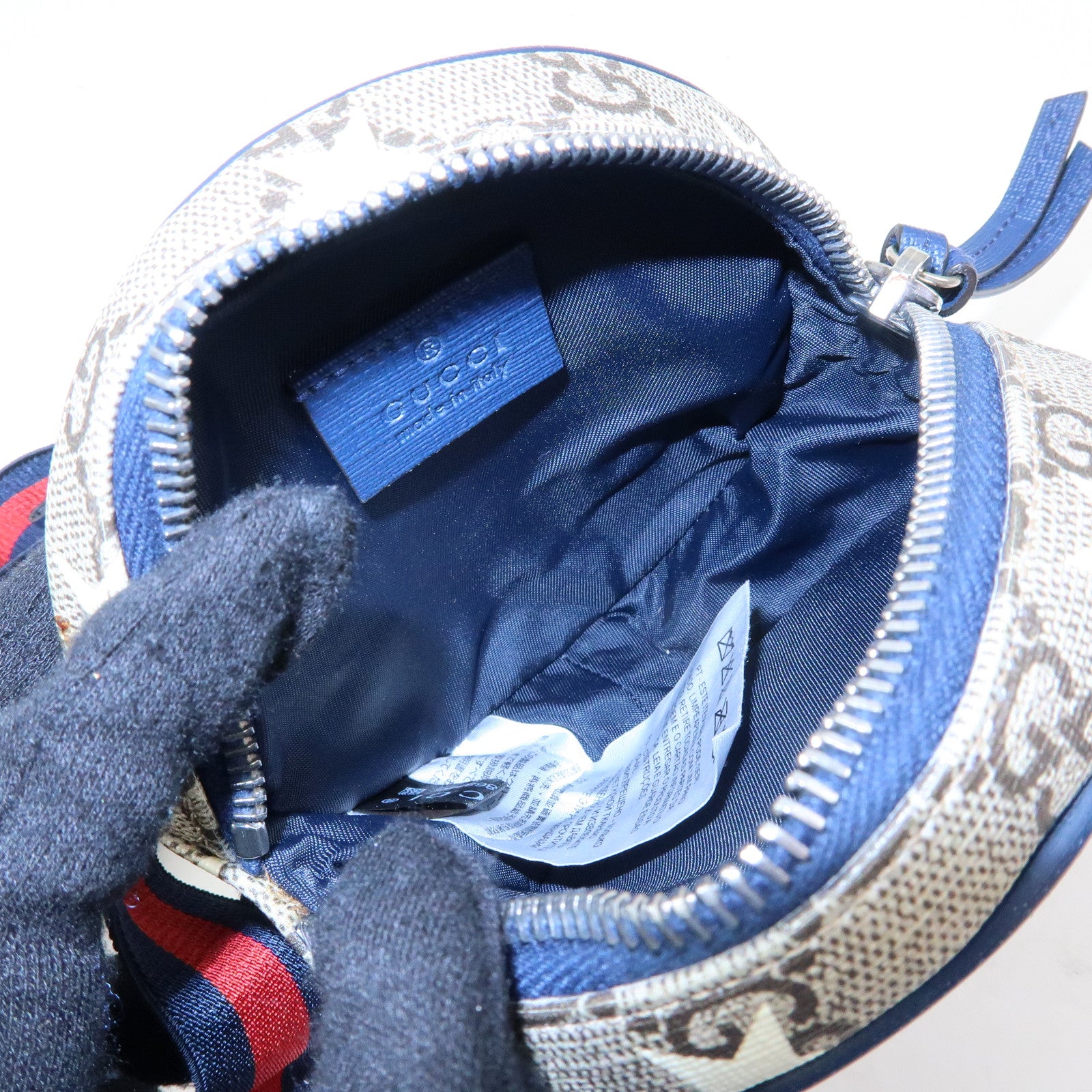 GUCCI Children's GG Supreme Leather Waist Pouch Body Bag 502330