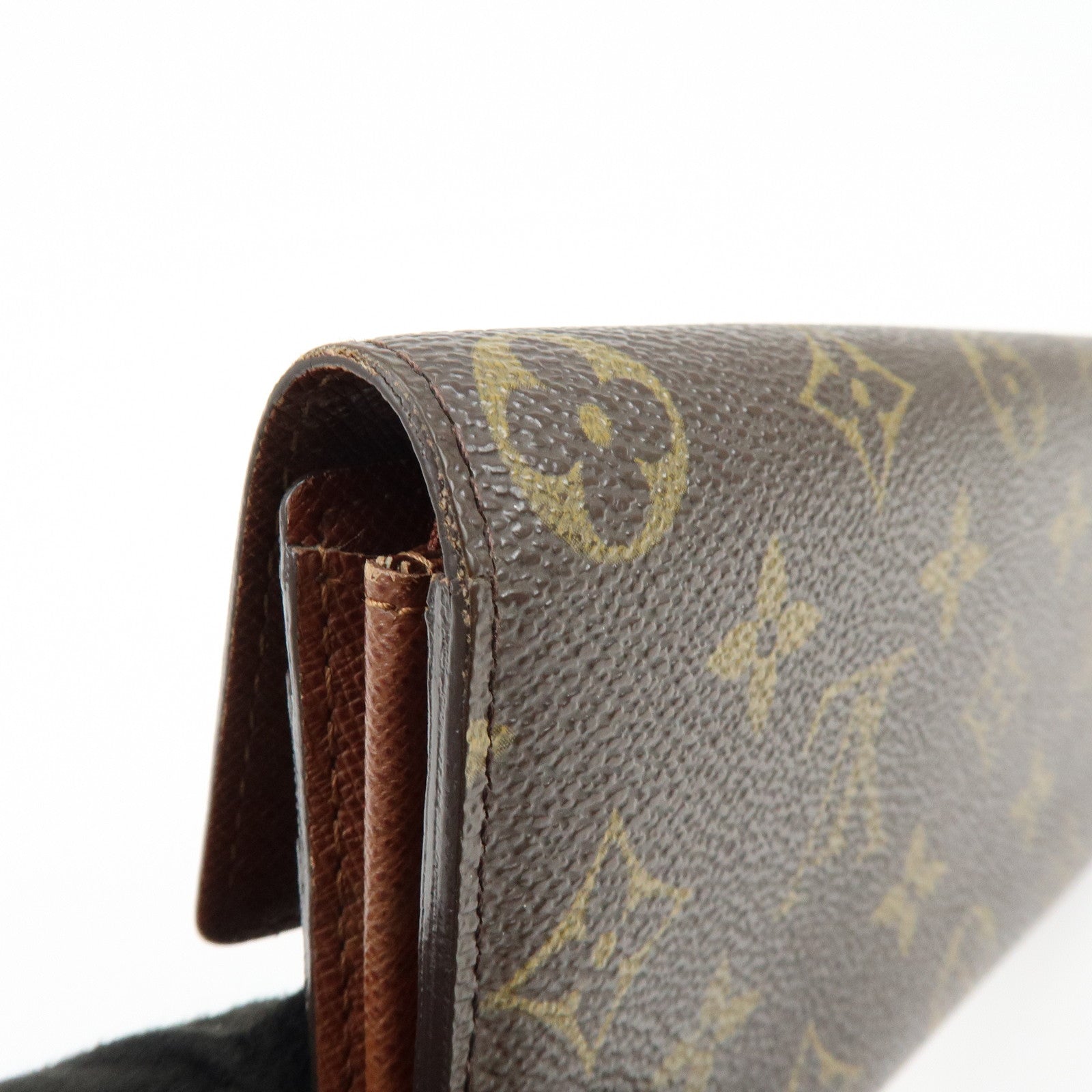 Louis Vuitton Monogram Portefeuille Sarah Long Wallet Brown M61734