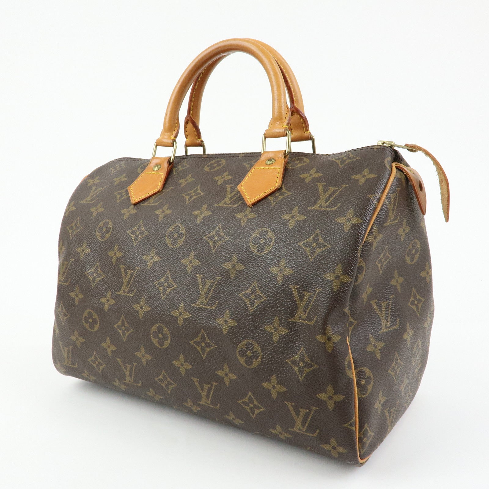 Louis Vuitton Monogram Speedy 30 Boston Bag Hand Bag Brown M41526