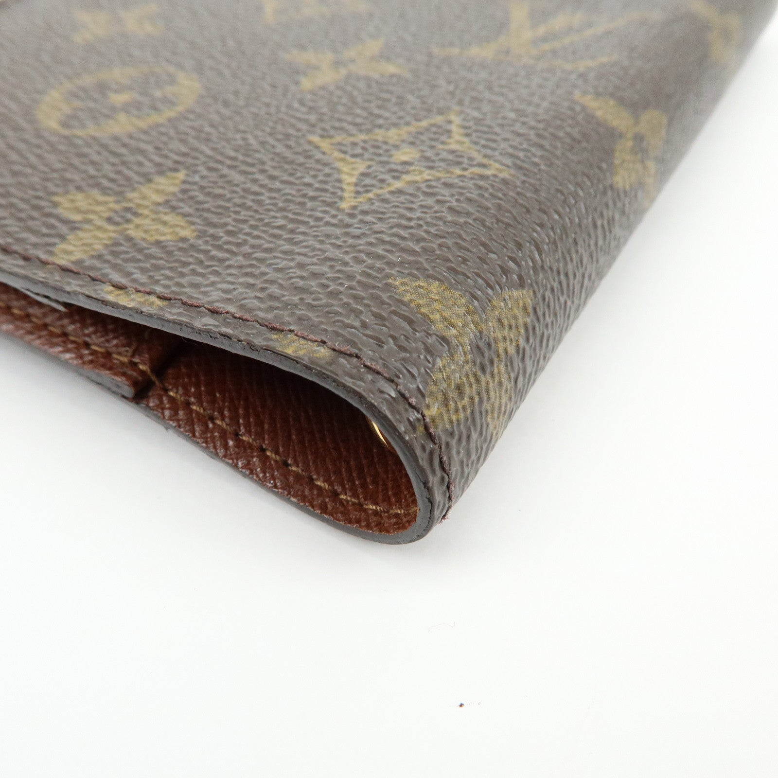 Louis Vuitton Monogram Agenda PM Planner Cover Brown R20005