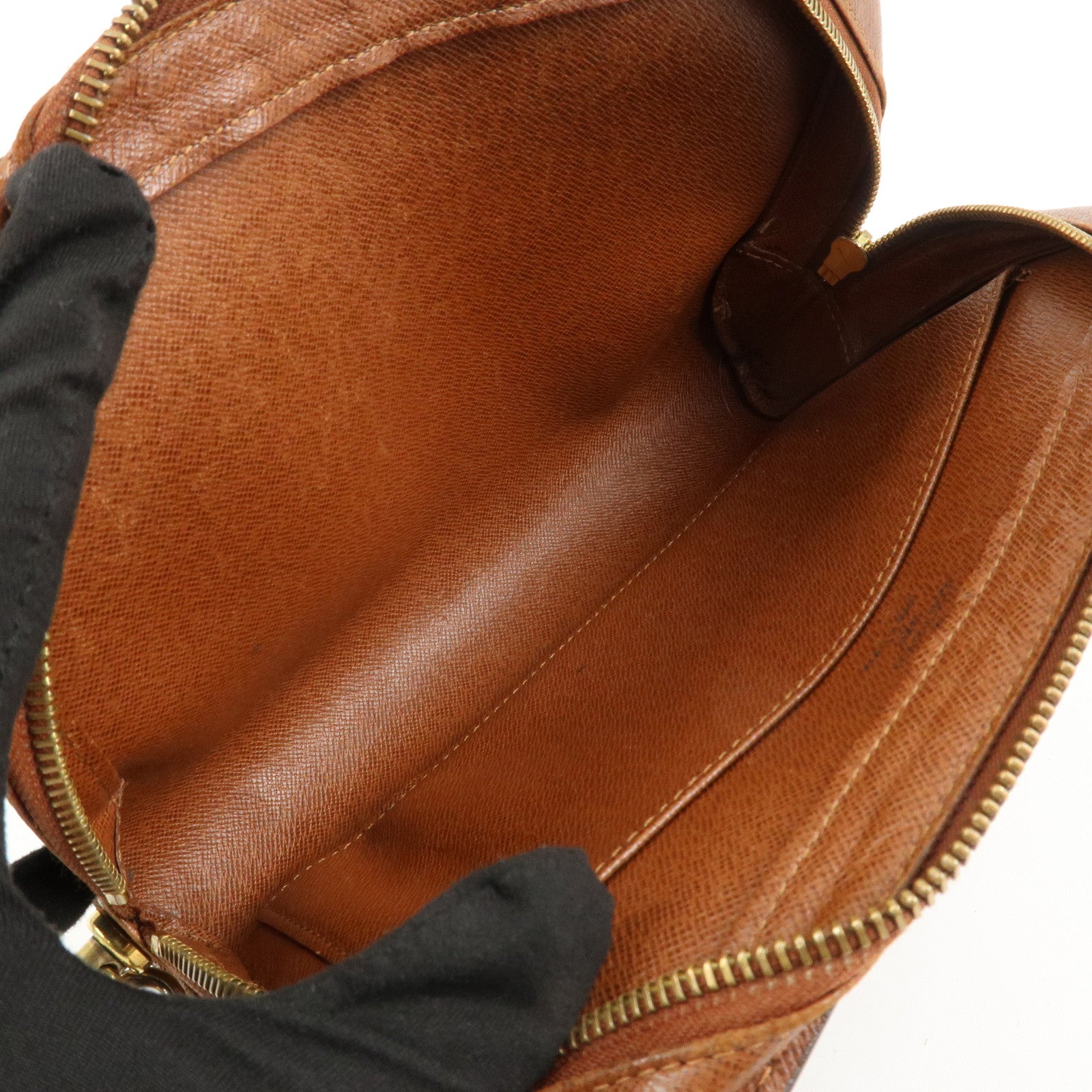 Louis Vuitton Monogram Orsay Clutch Bag Pouch Brown M51790 Used