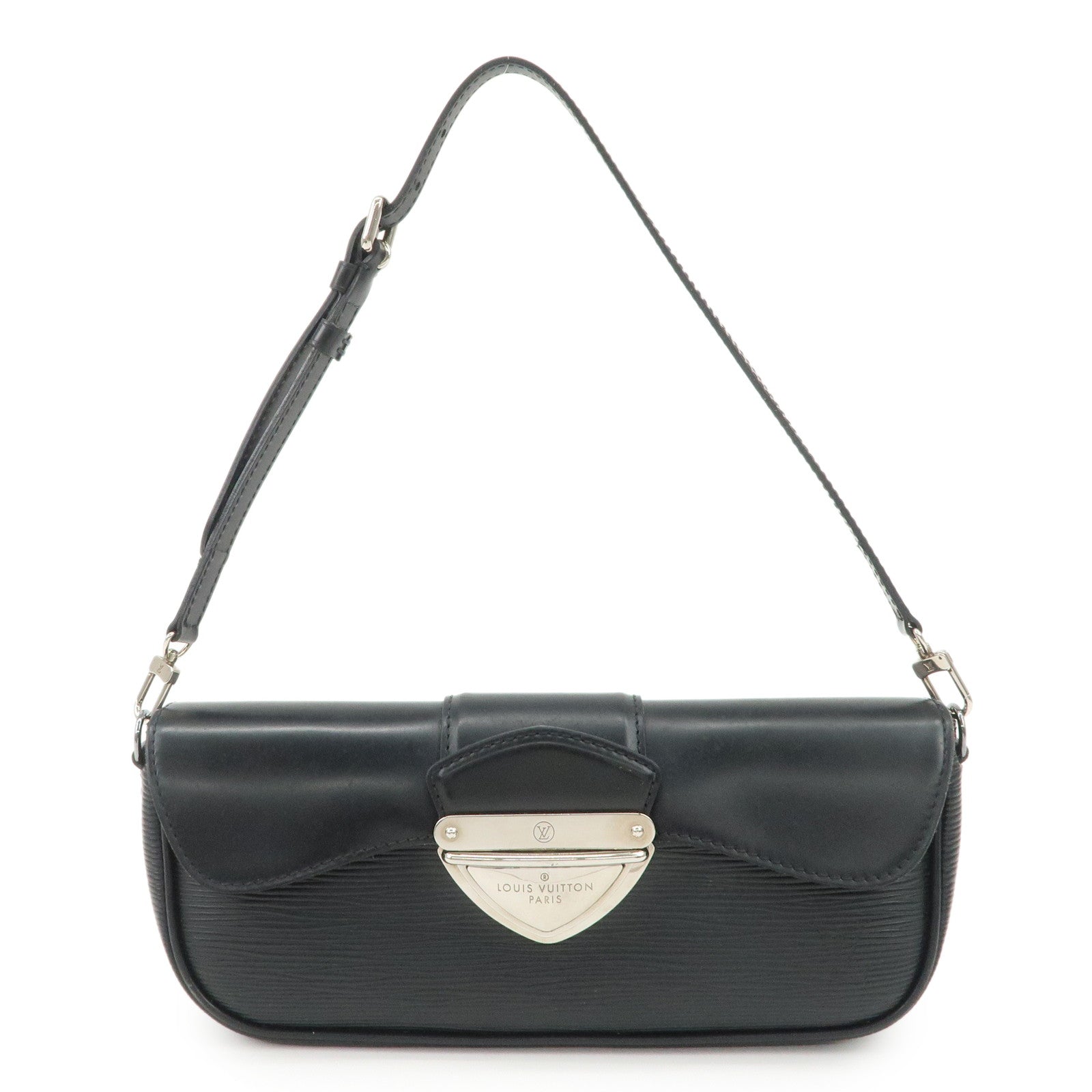 Louis Vuitton Epi Pochette Montaigne Shoulder Bag Noir M59292