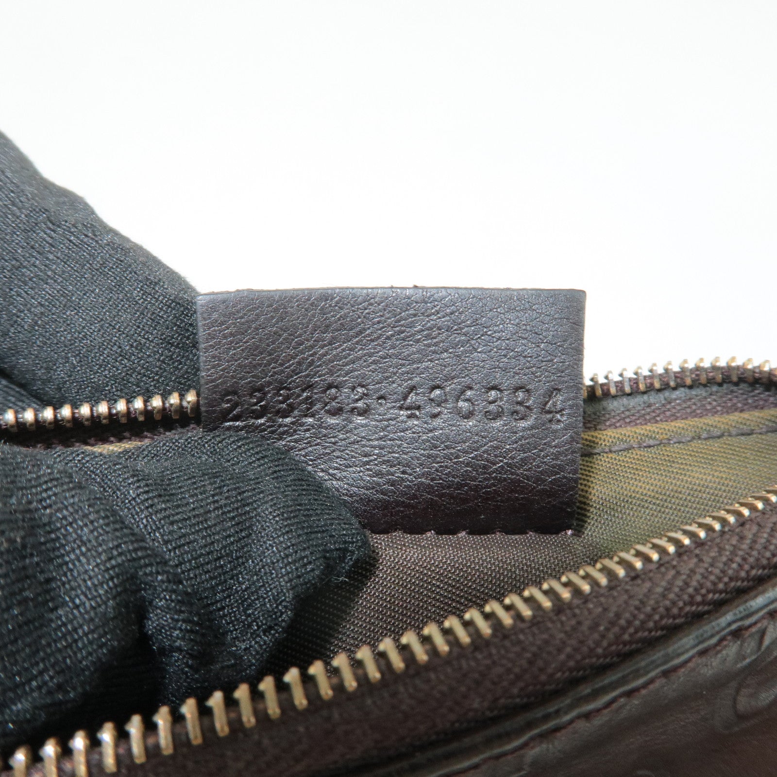 GUCCI Set of 2 Guccissima Leather Canvas Coin Case 233183/131988 Used