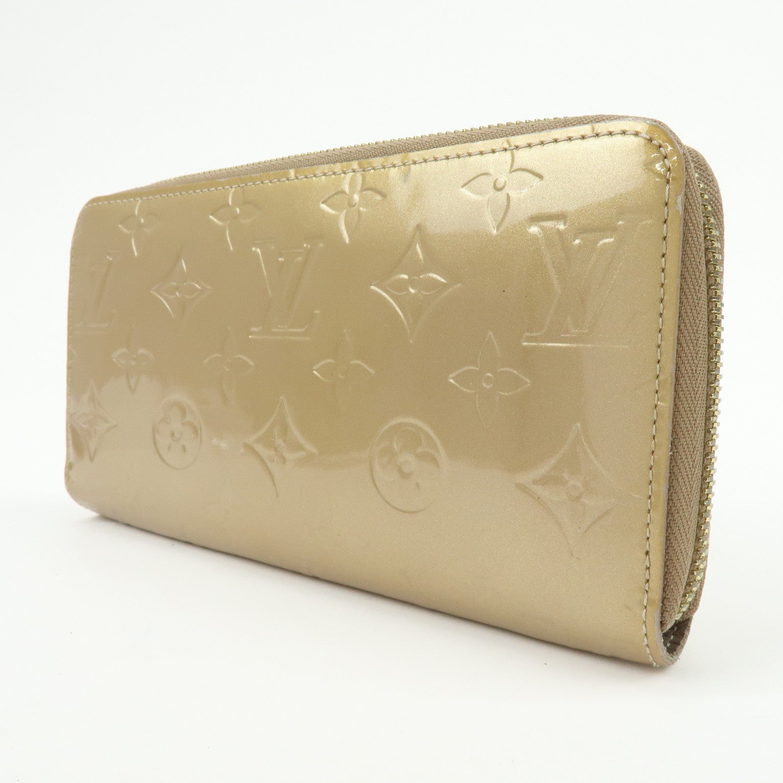 Louis Vuitton Monogram Vernis Round Zippy Long Wallet M91761