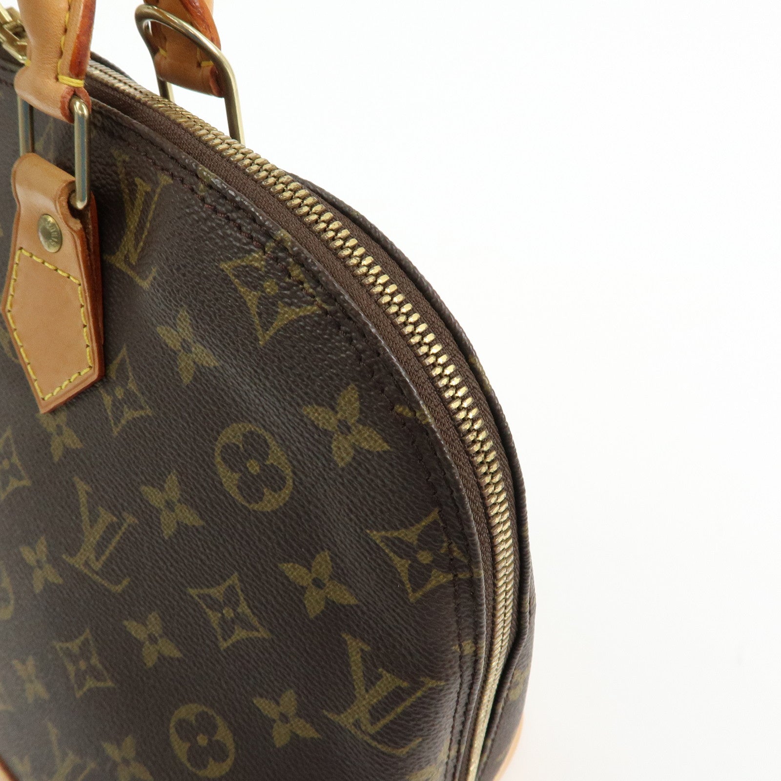 Louis Vuitton Monogram Alma Hand Bag Brown M51130