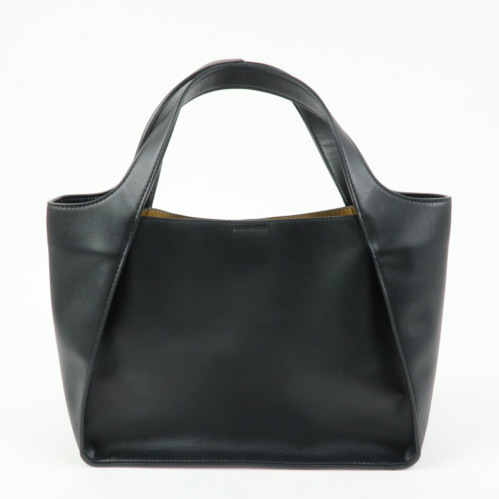 STELLA MCCARTNEY Faux Leather 2Way Bag Hand Shoulder Bag Black
