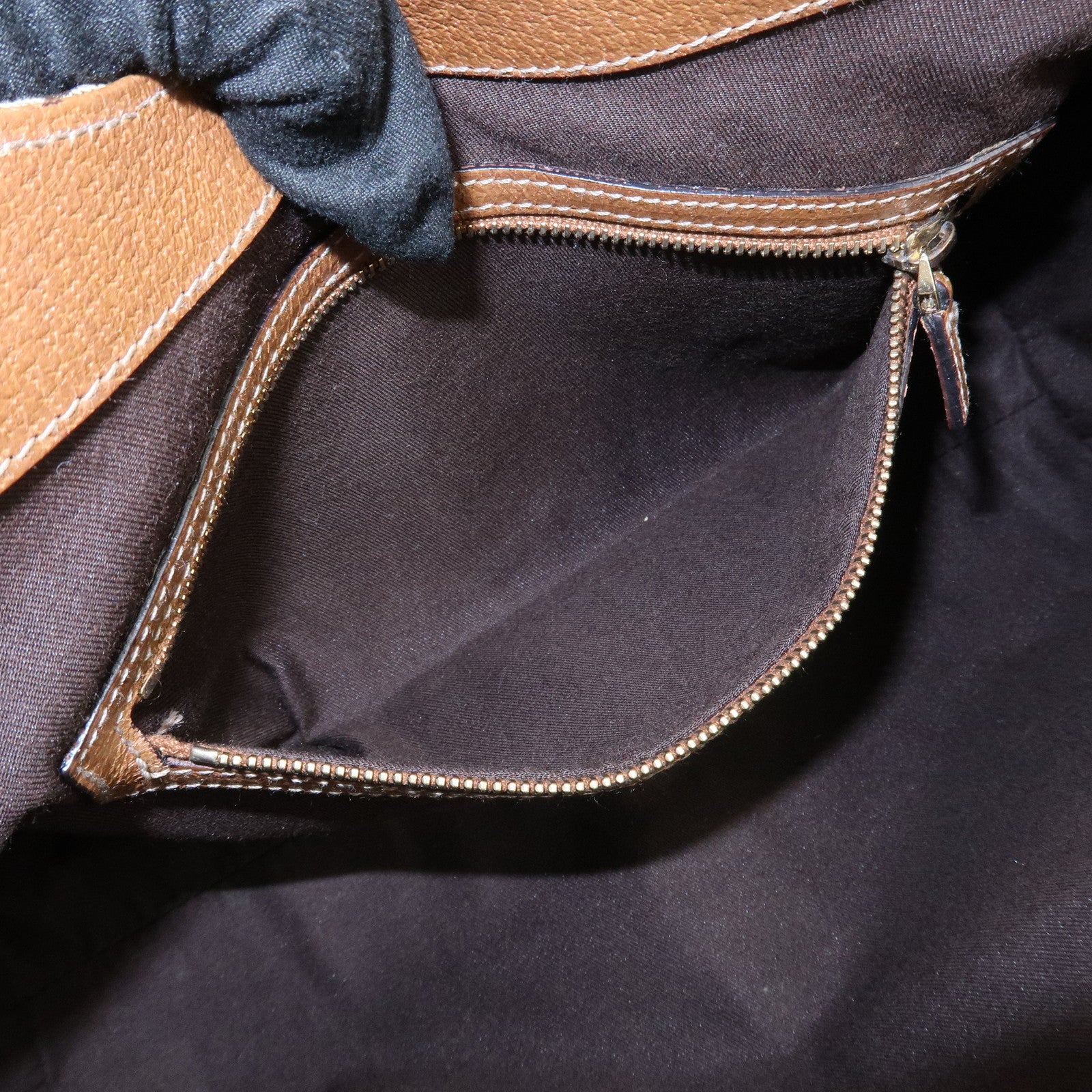 GUCCI New Jackie GG Canvas Leather Shoulder Bag Brown 124407 Used