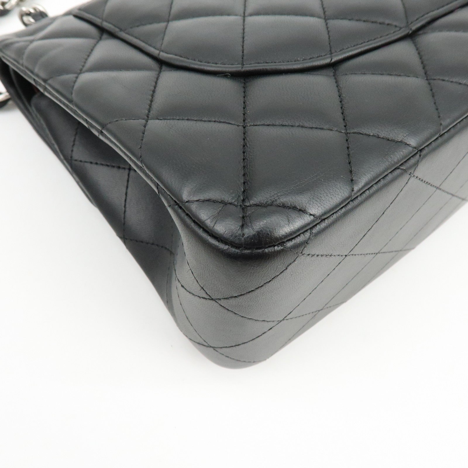 Chanel Large Matelasse 30 Large Lamb Skin Double Flap Shoulder Bag