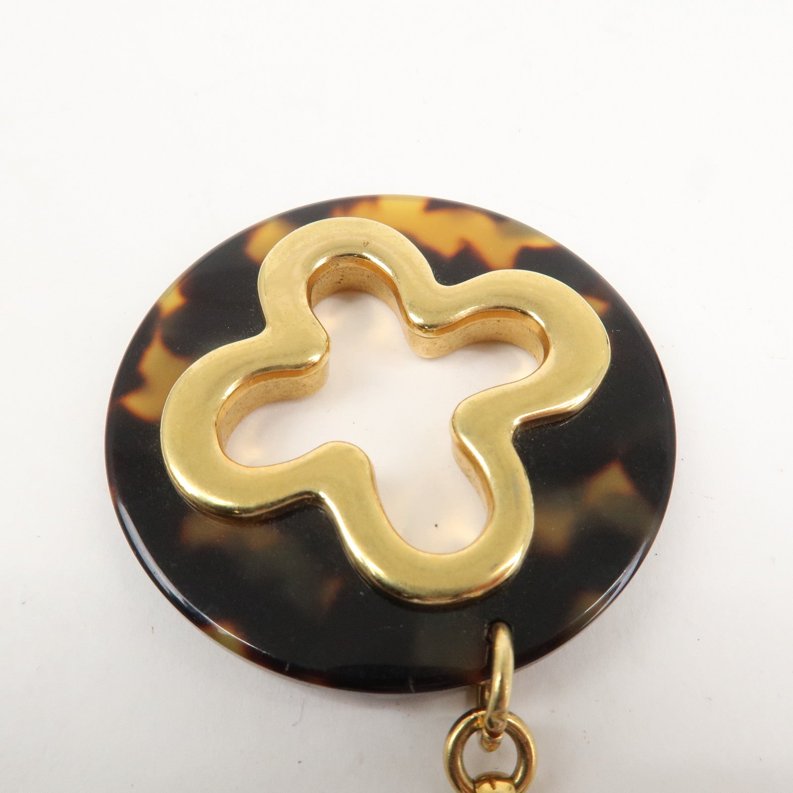 Louis Vuitton Bijou Sac Insolence Key Bag Charm Gold Brown M65844 Used