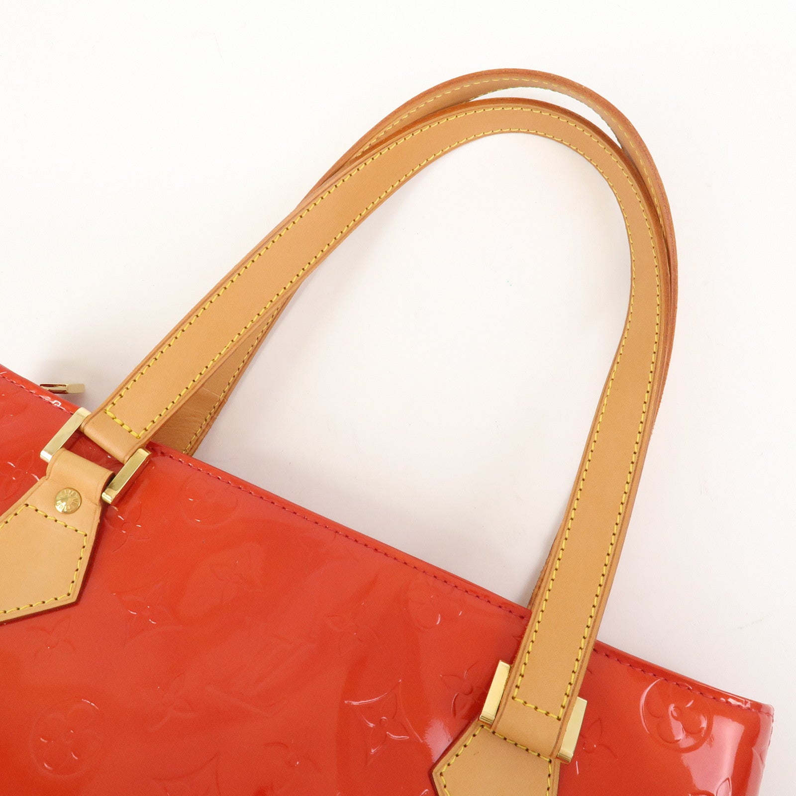 Louis Vuitton Monogram Vernis Leather Houston Hand Bag RougeM91092