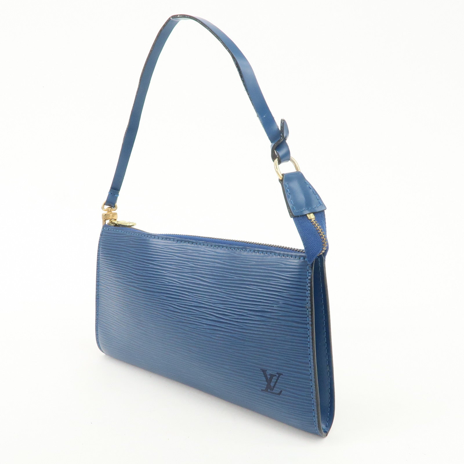 Louis Vuitton Epi Pochette Accessoires Pouch Toledo Blue M52945