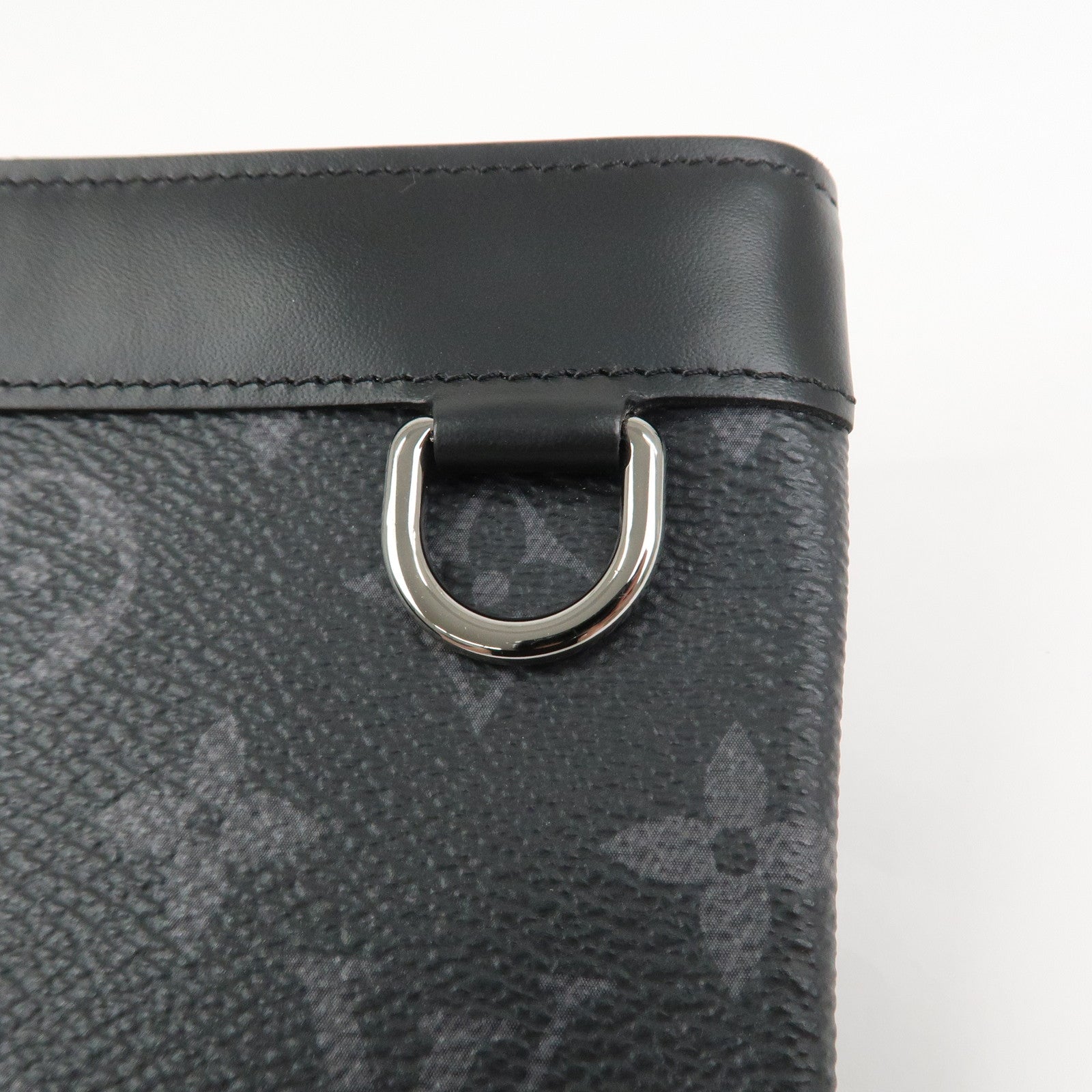Louis Vuitton Monogram Eclips Pochette Discovery PM Pouch M44323