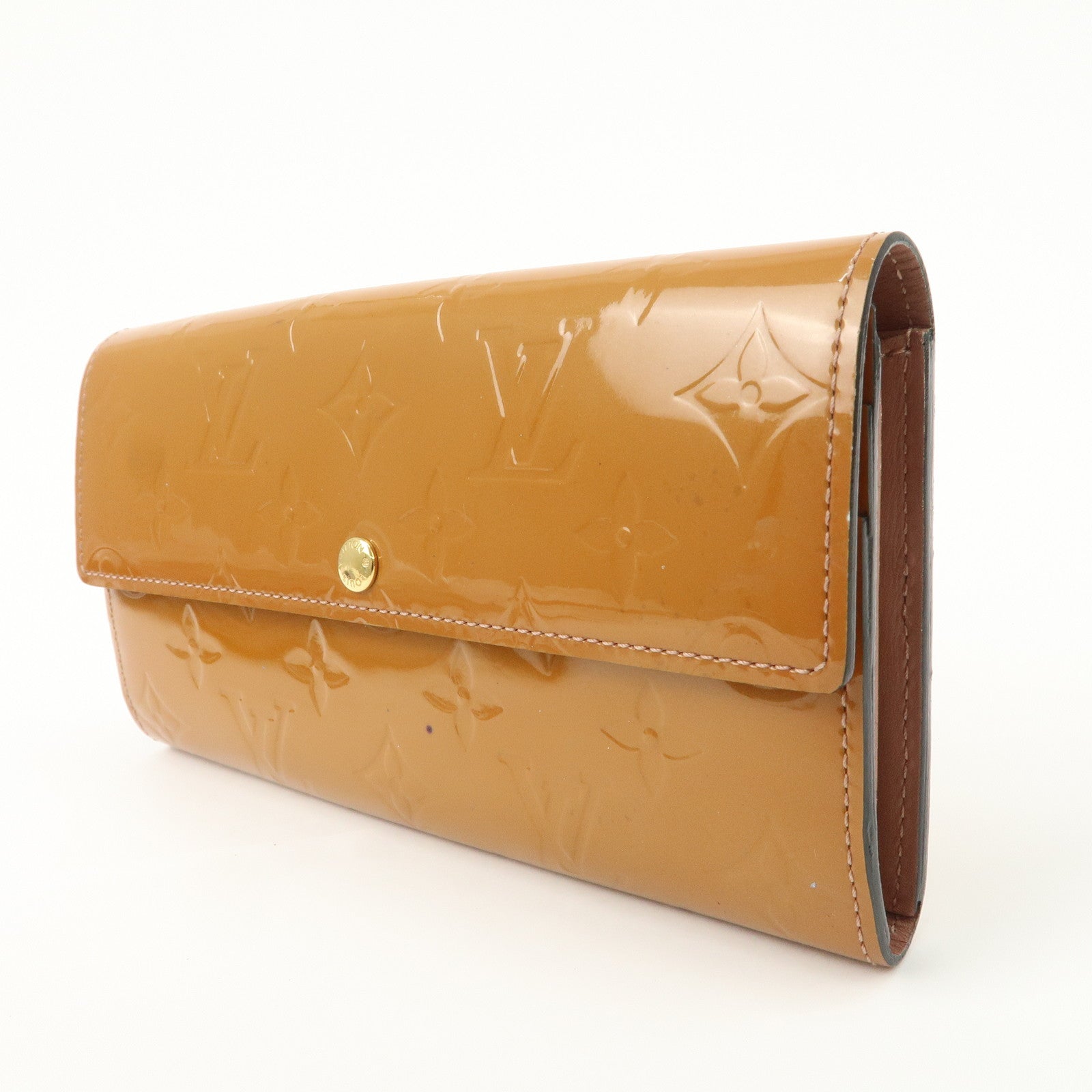 Louis Vuitton Monogram Vernis Set of Long Wallet M91767 M91984 Used