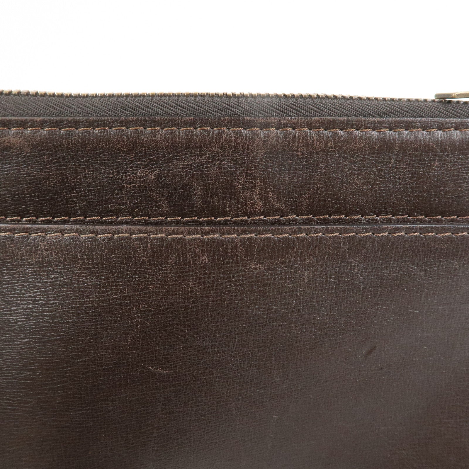 Louis Vuitton Utah Calf Pochette Shawnee Shoulder Bag Cafe M93452
