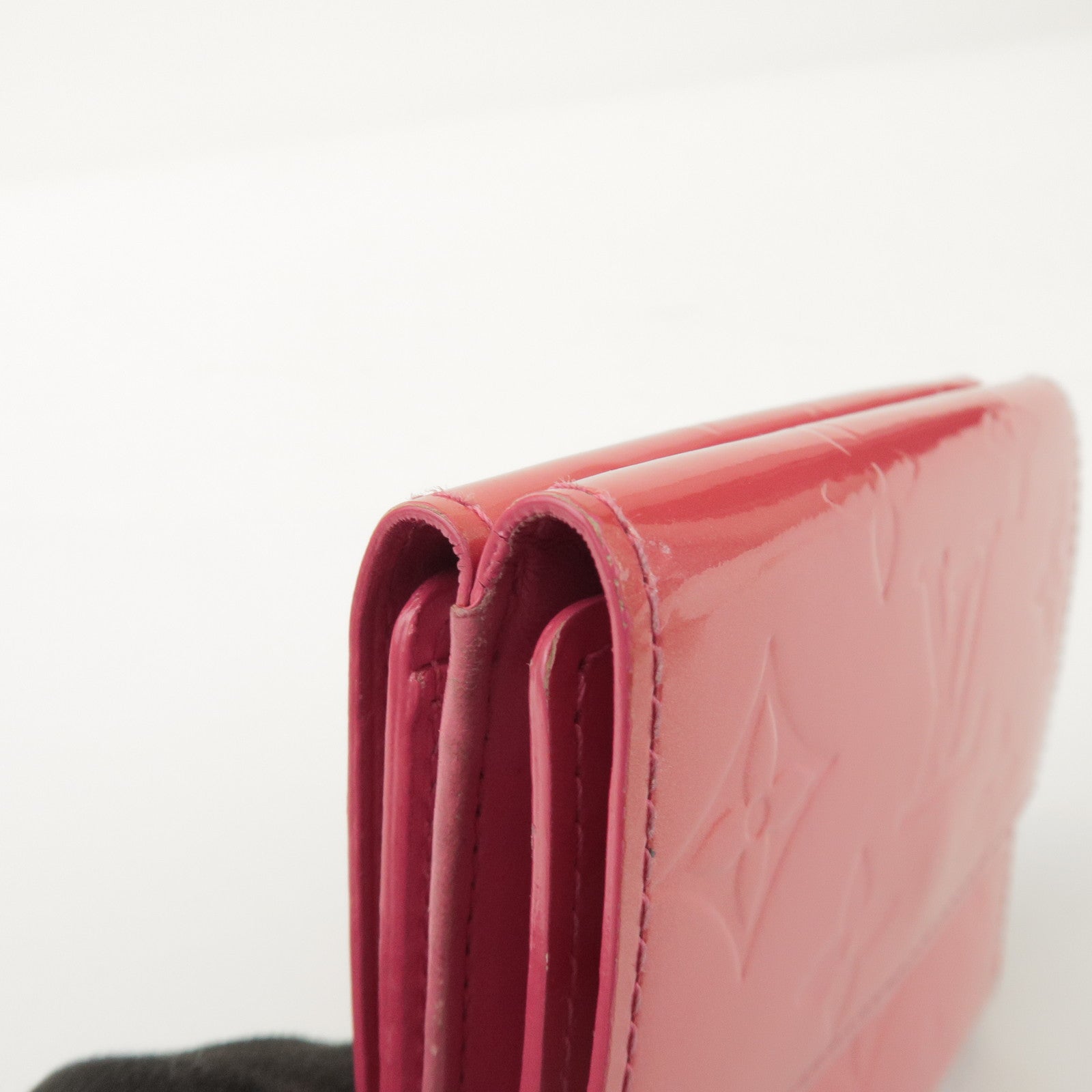 Louis Vuitton Vernis Porte Monnaie Billets Cartes Crédit M9139F