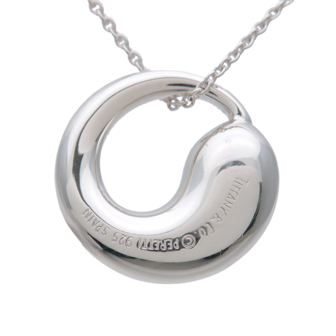 Tiffany & Co Eternal Circle Necklace SV925 Silver