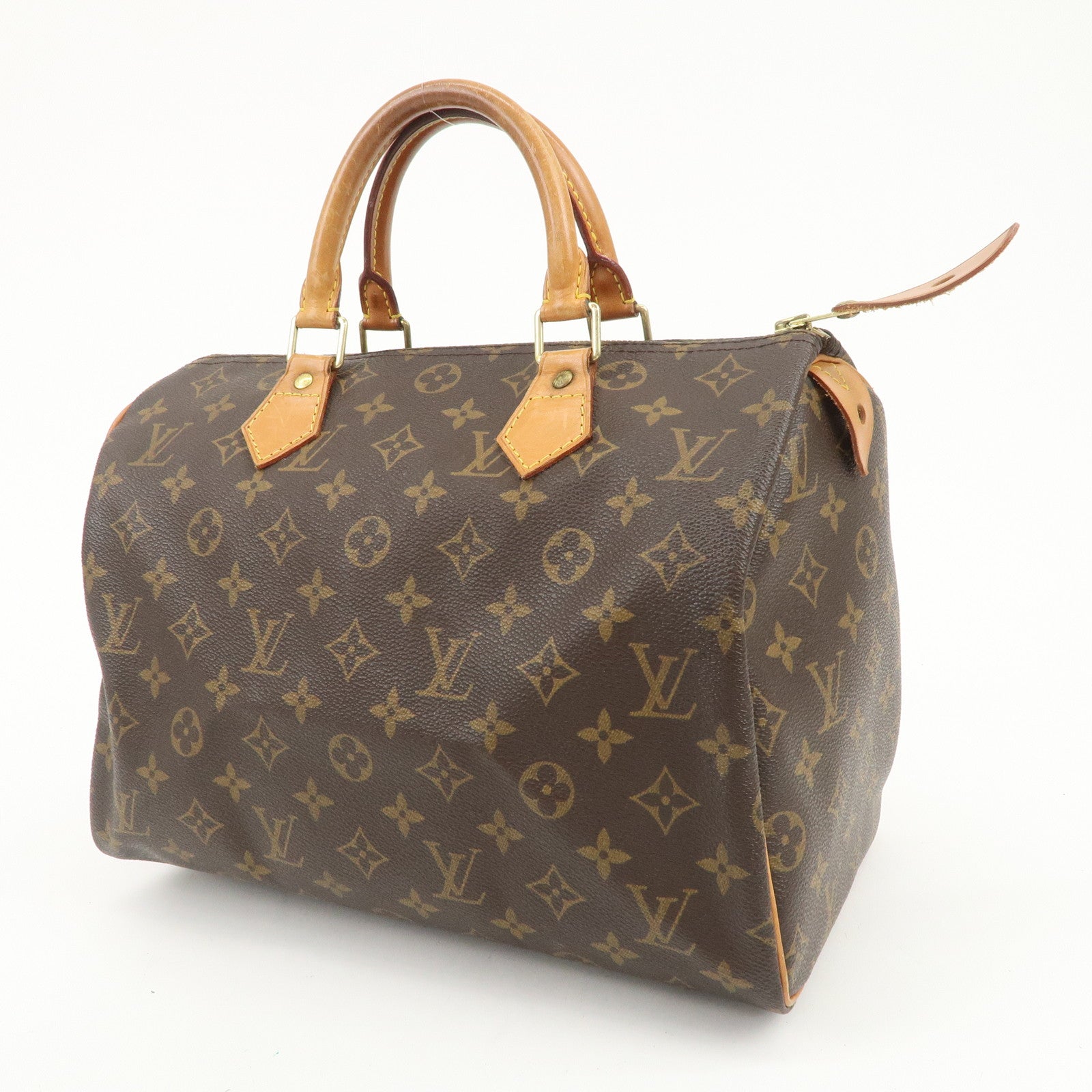 Louis Vuitton Monogram Speedy 30 Boston Bag Hand Bag Brown M41526