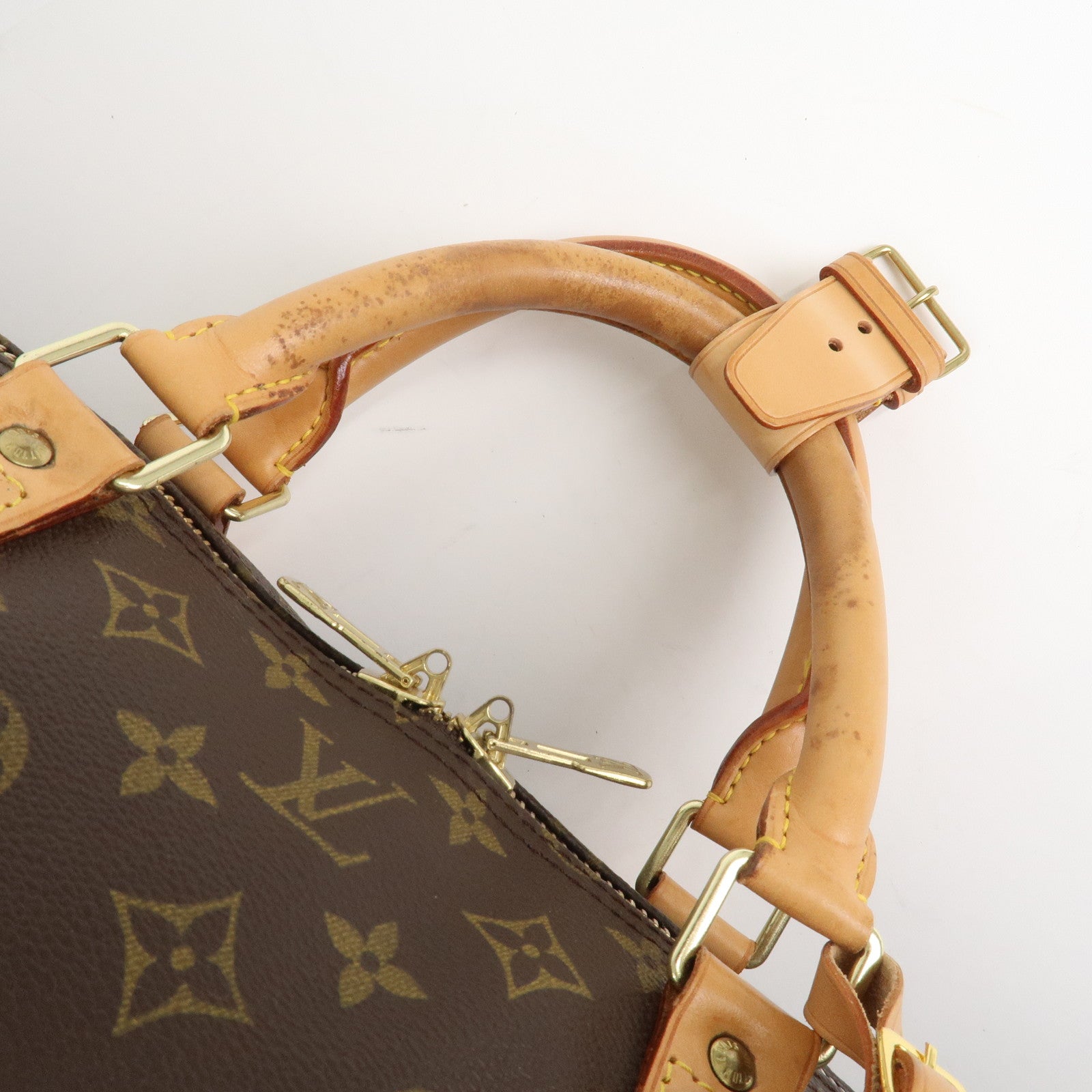 Louis Vuitton Monogram Keep All Bandouliere 60 Boston Bag M41412
