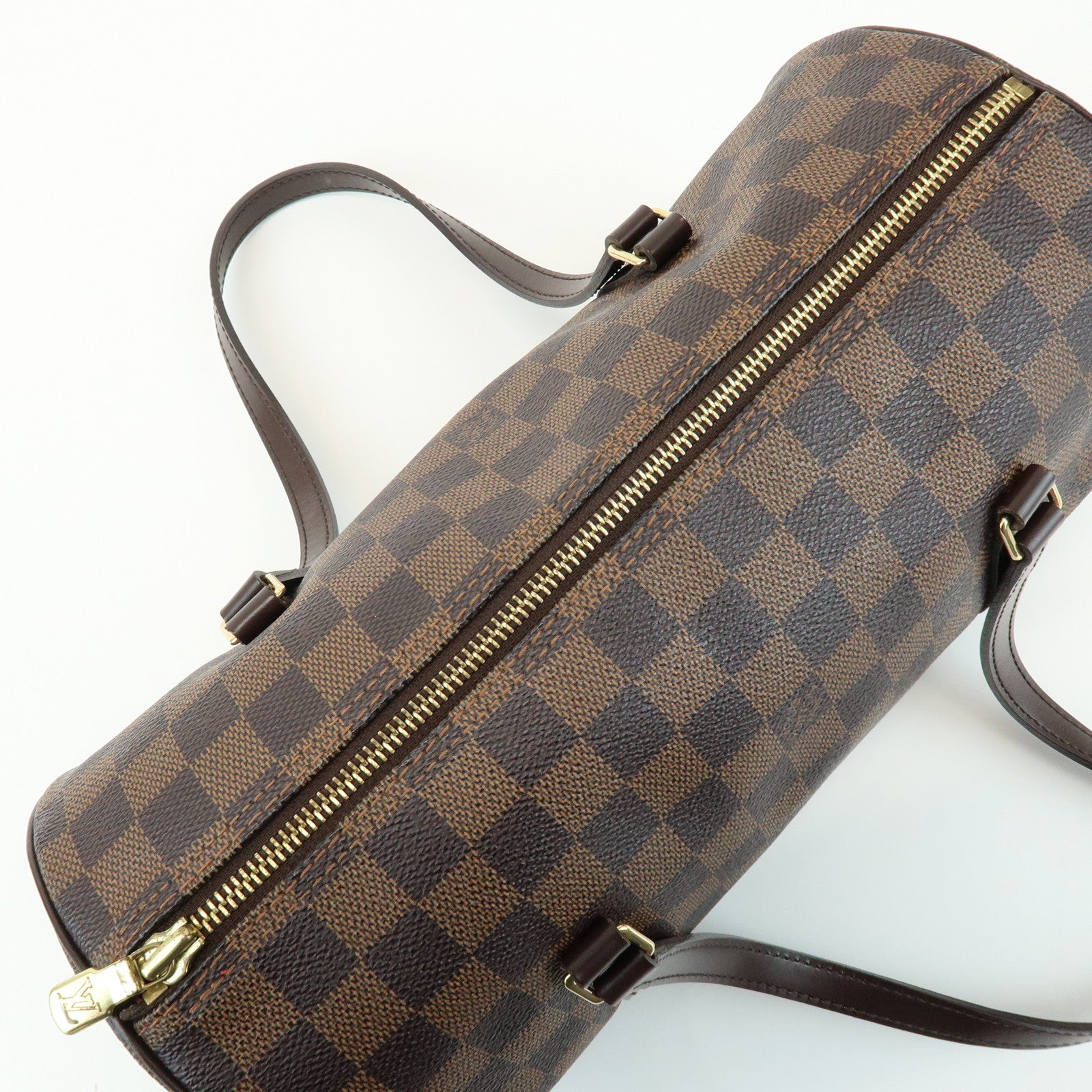 Louis Vuitton Damier Ebene Papillon 30 Hand Bag Brown N51303
