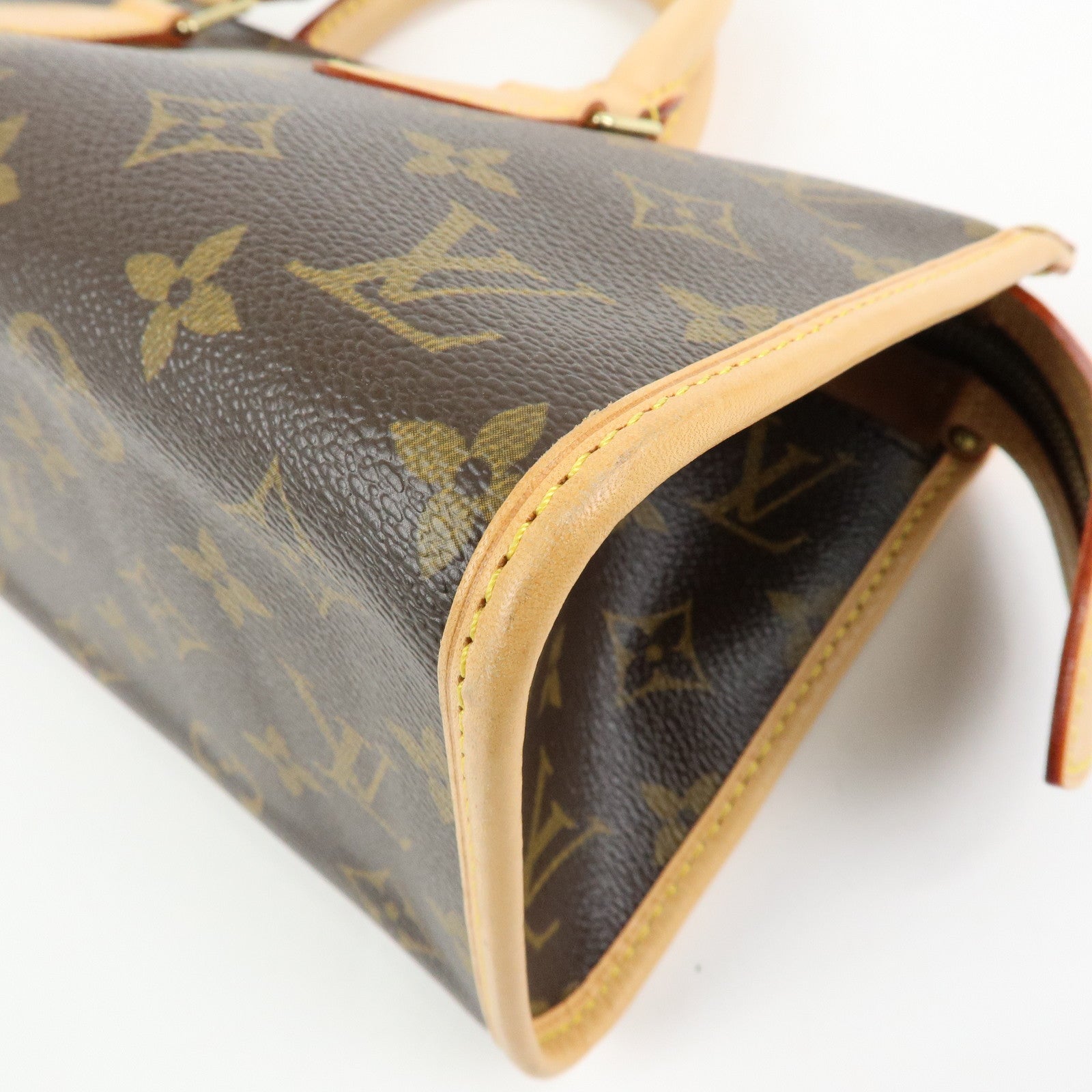 Louis Vuitton Monogram Popincourt Hand Bag Brown M40009