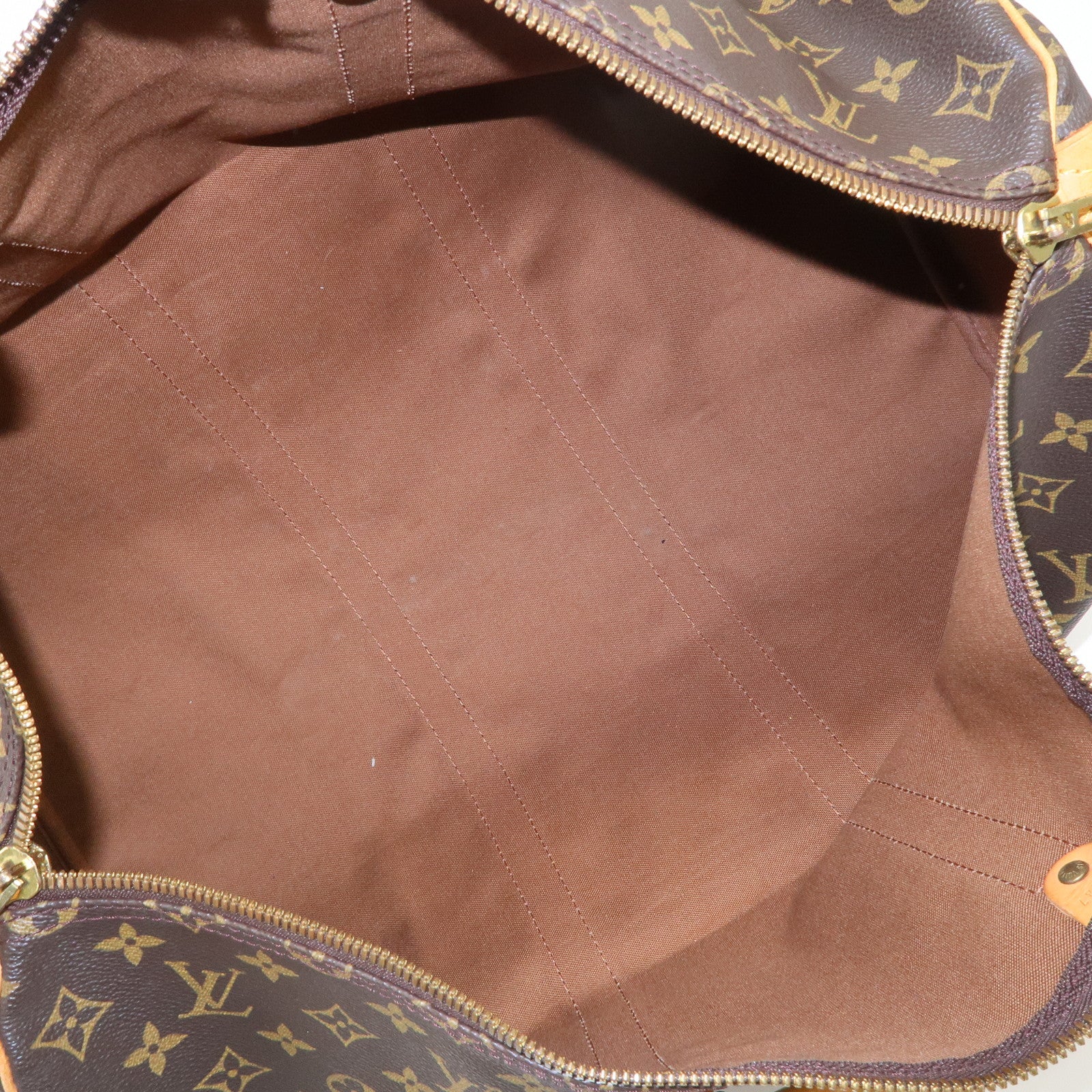 Louis Vuitton Monogram Keep All 50 Bag Boston Bag Brown M41426 Used