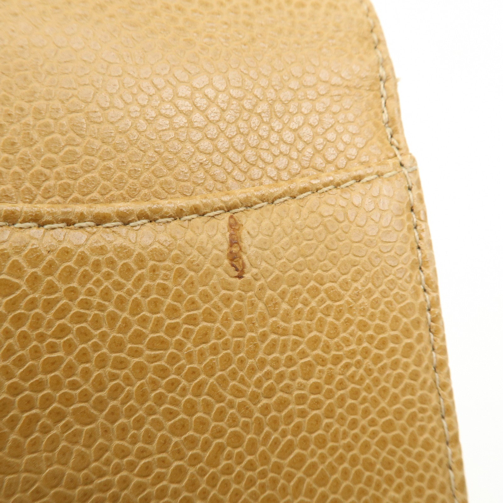 CHANEL COCO Mark Chain Shoulder Bag Phone Case Light Brown