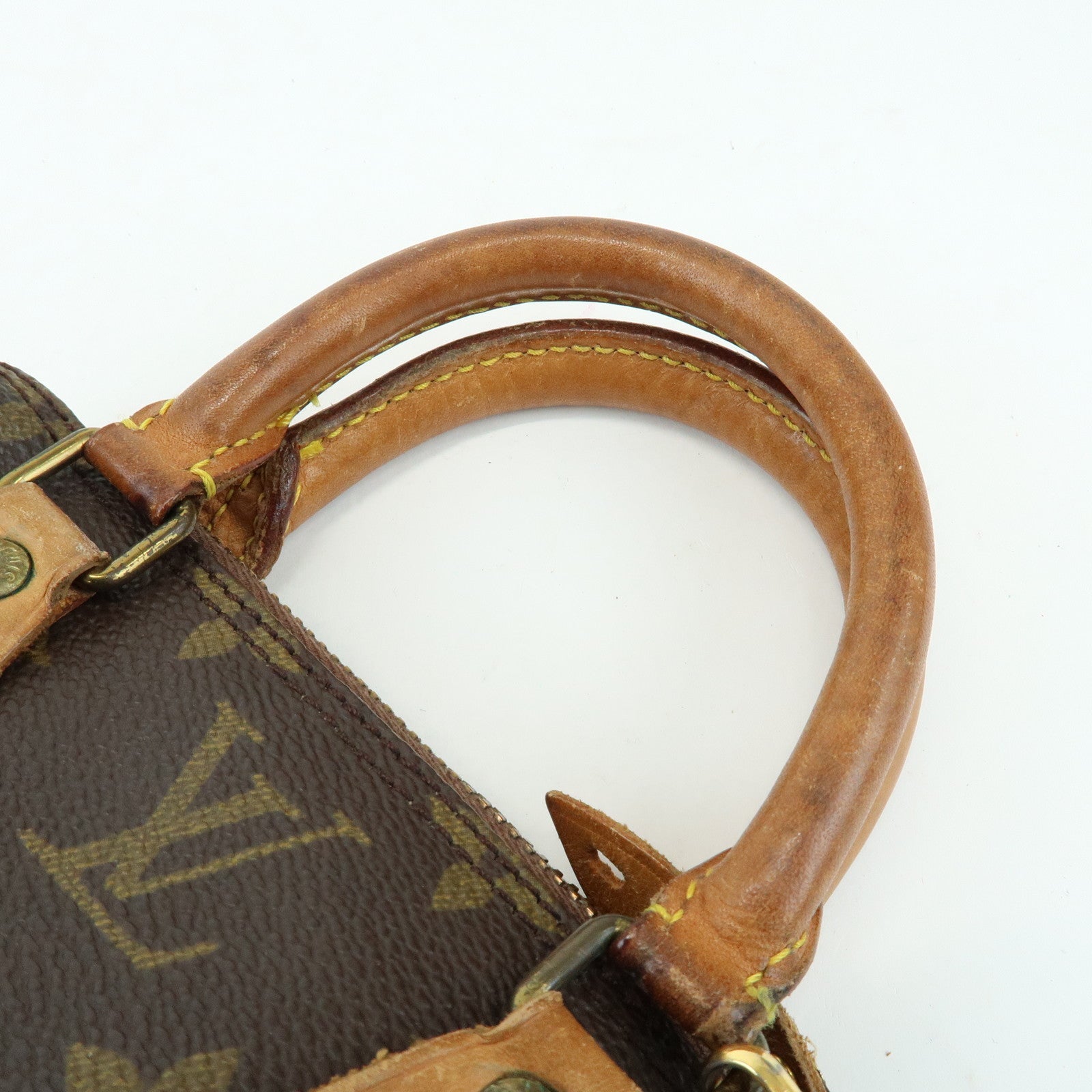 Louis Vuitton Monogram Mini Speedy Hand Shoulder Bag Brown M41534